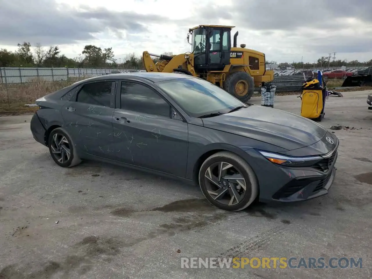 4 fotografías del automóvil dañado KMHLP4DGXRU648146 HYUNDAI ELANTRA 2024