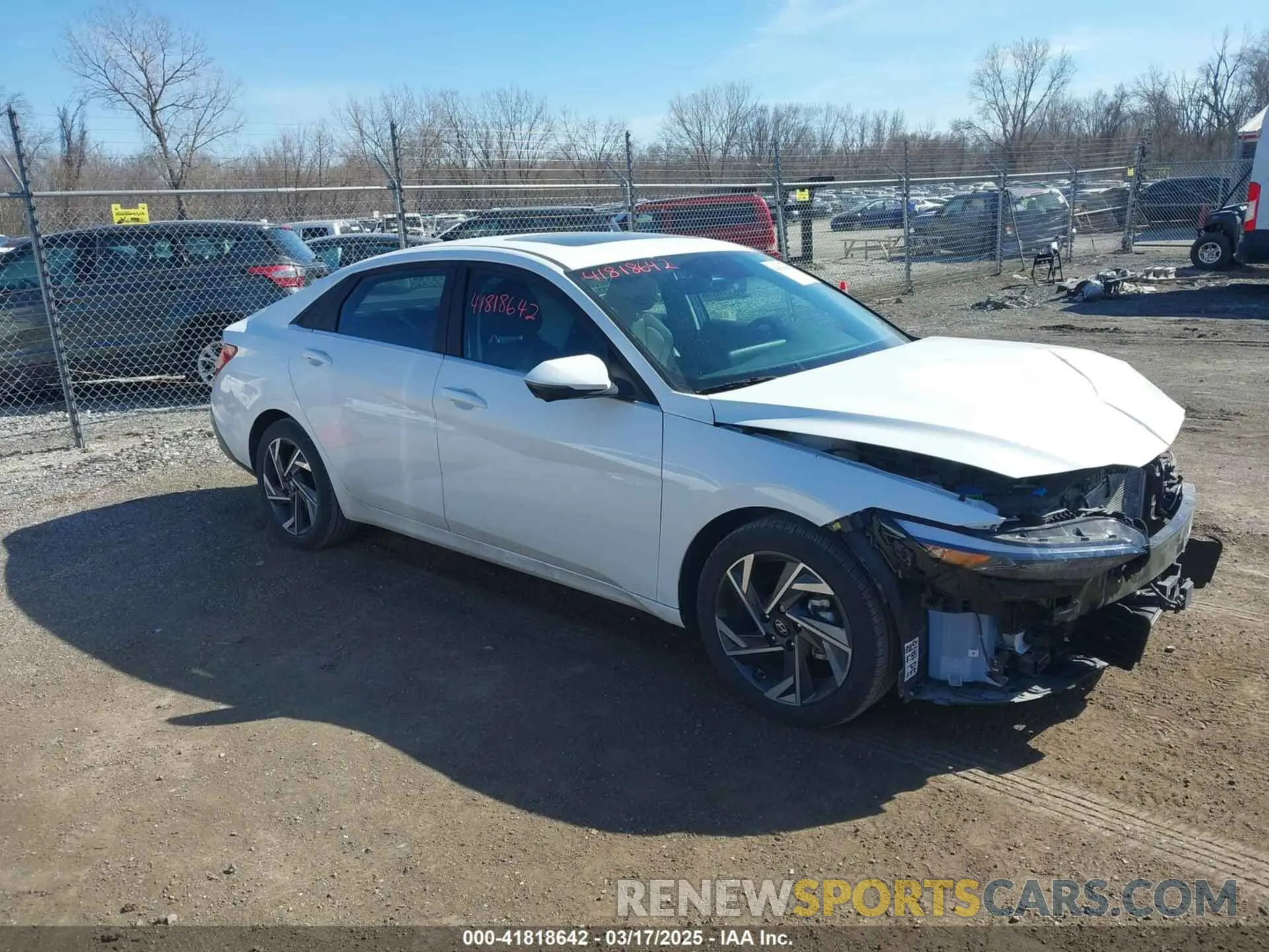 1 fotografías del automóvil dañado KMHLP4DGXRU779755 HYUNDAI ELANTRA 2024