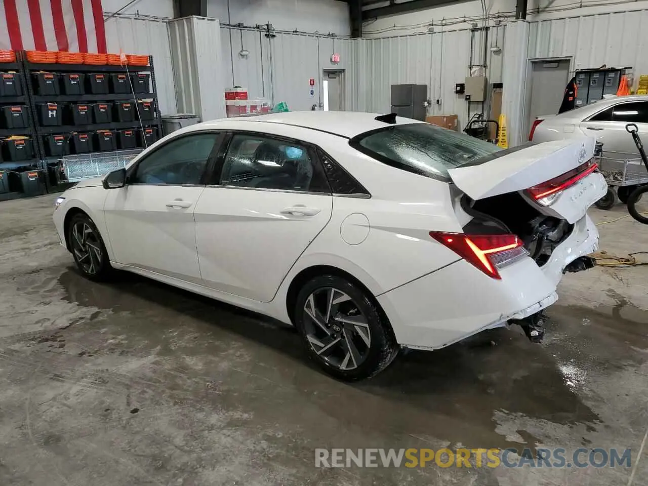2 fotografías del automóvil dañado KMHLP4DGXRU816254 HYUNDAI ELANTRA 2024