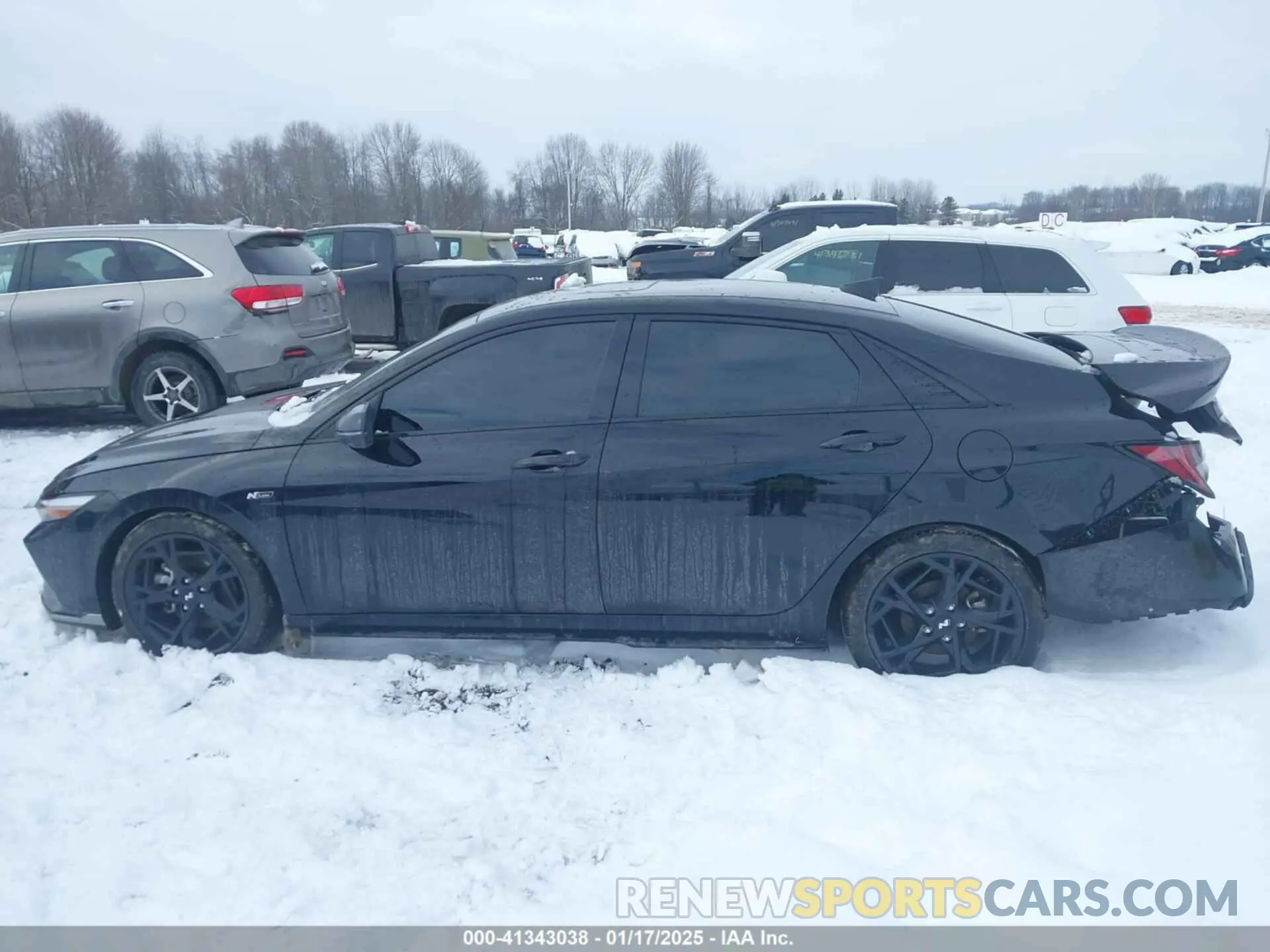 15 fotografías del automóvil dañado KMHLR4DF1RU812434 HYUNDAI ELANTRA 2024