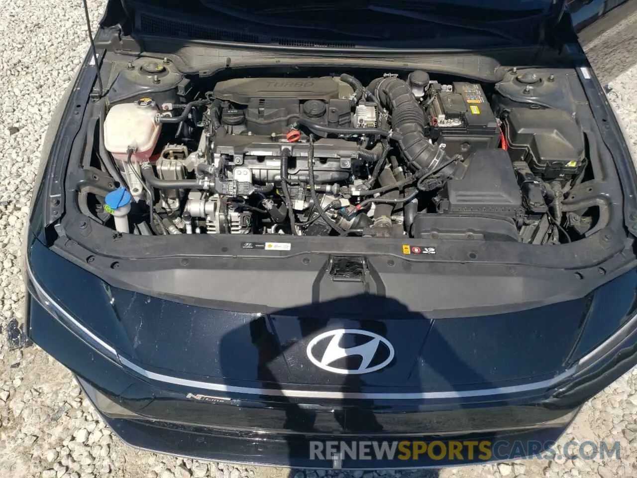 11 fotografías del automóvil dañado KMHLR4DF2RU728445 HYUNDAI ELANTRA 2024