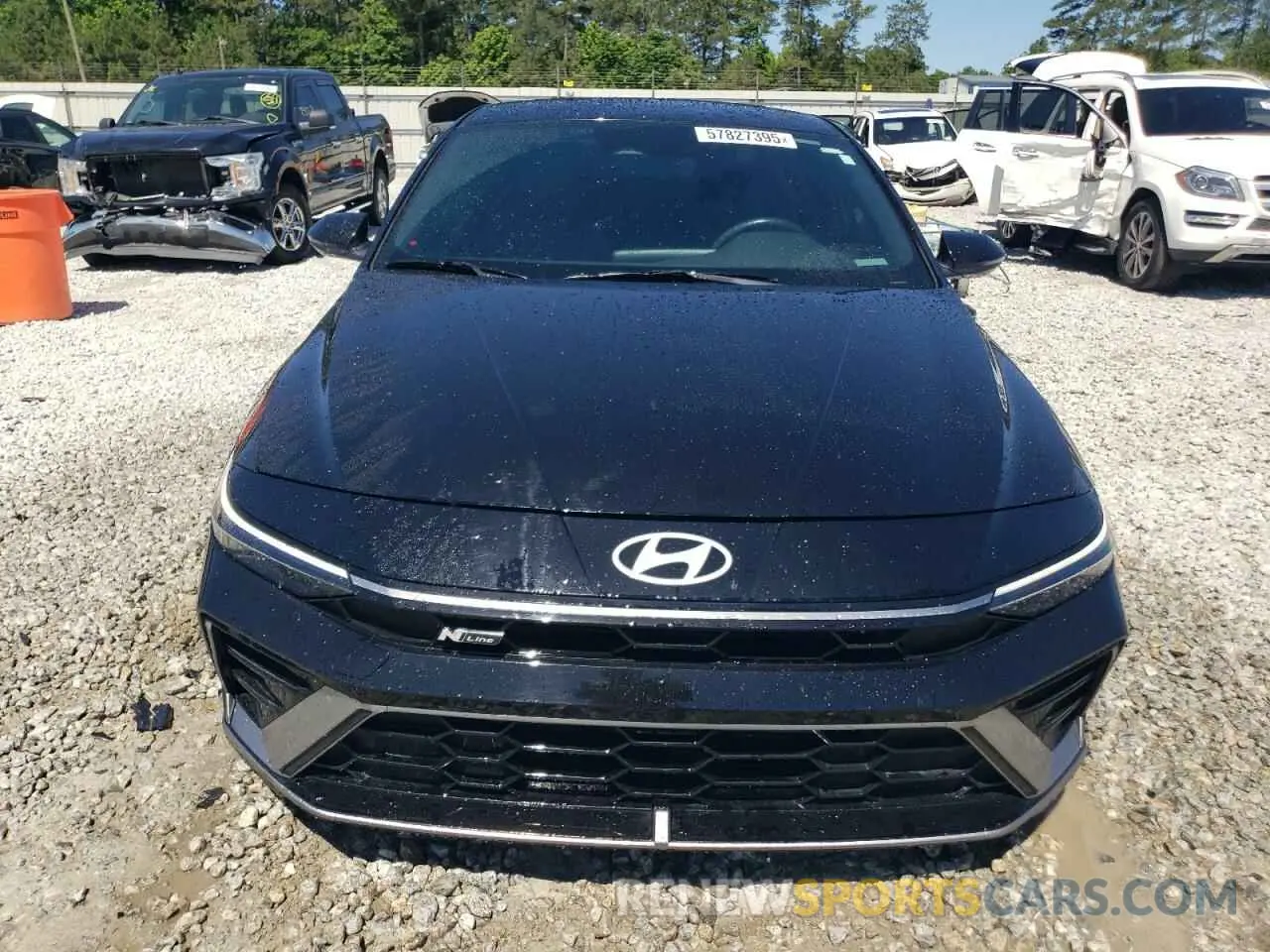5 fotografías del automóvil dañado KMHLR4DF2RU728445 HYUNDAI ELANTRA 2024