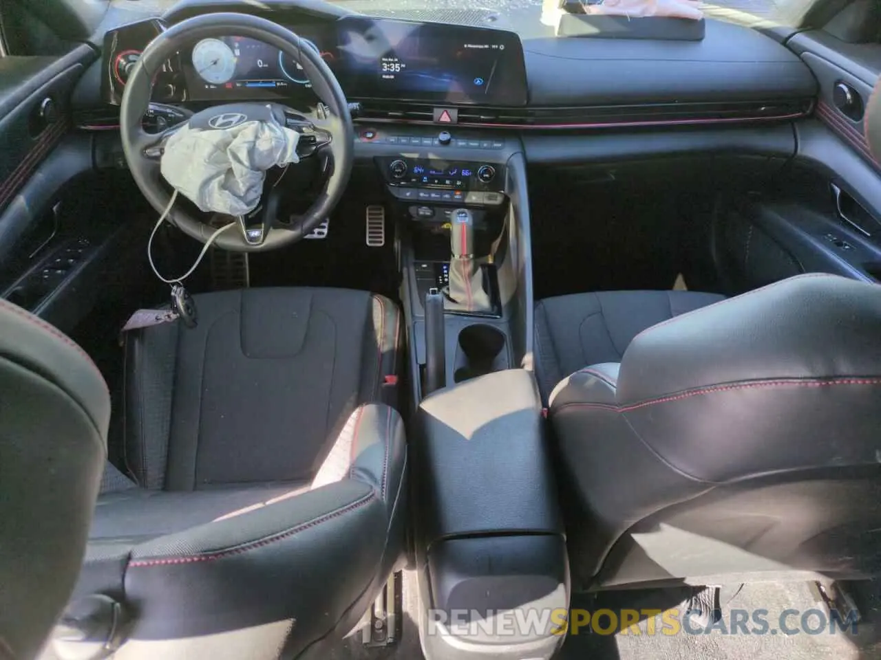 8 fotografías del automóvil dañado KMHLR4DF2RU748209 HYUNDAI ELANTRA 2024