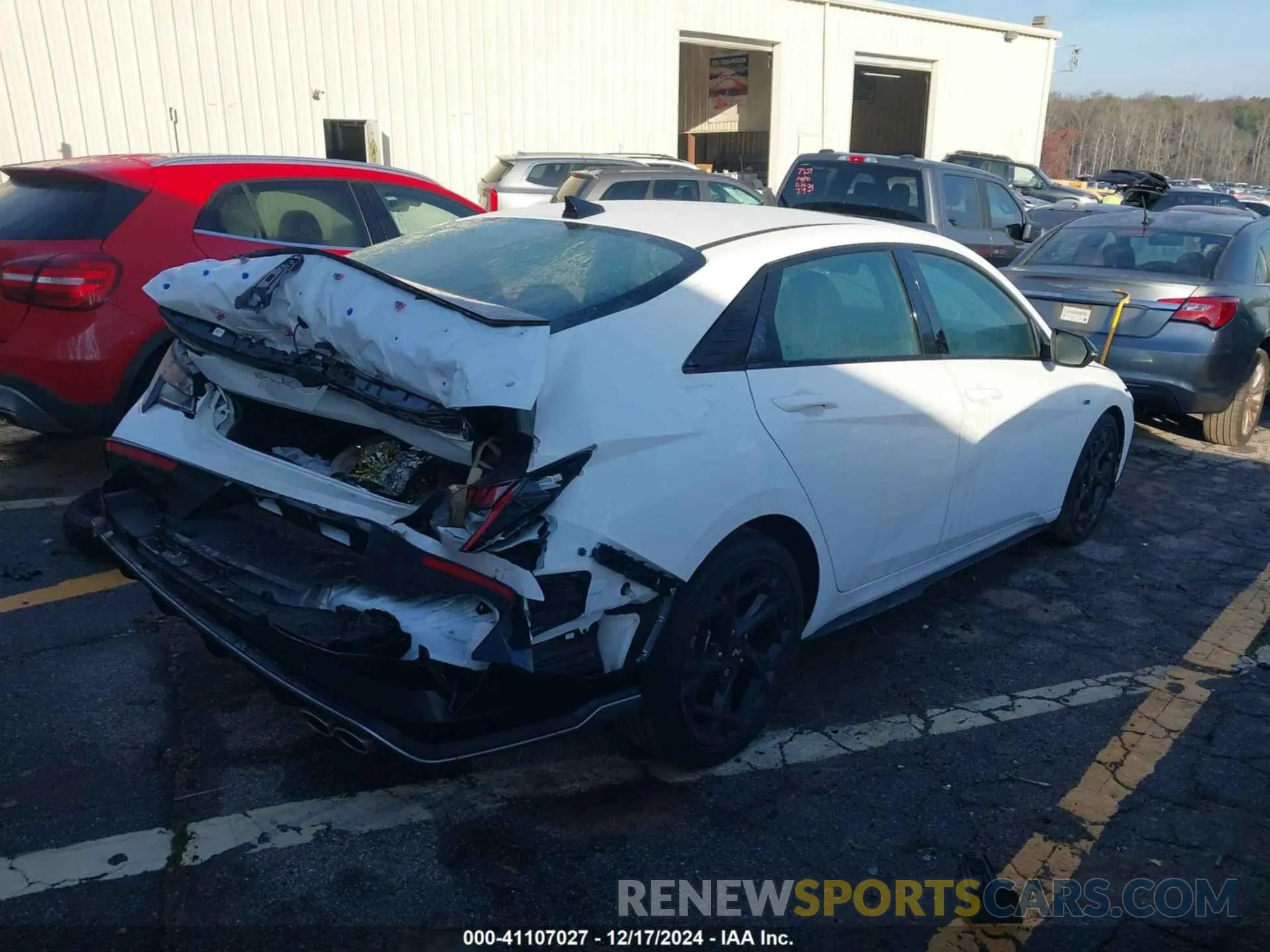 4 fotografías del automóvil dañado KMHLR4DF4RU811035 HYUNDAI ELANTRA 2024