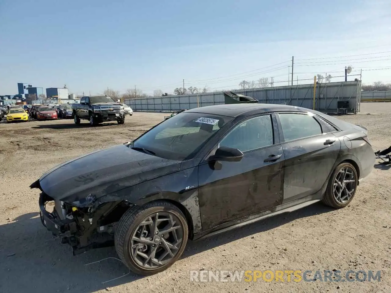 1 fotografías del automóvil dañado KMHLR4DF5RU744137 HYUNDAI ELANTRA 2024