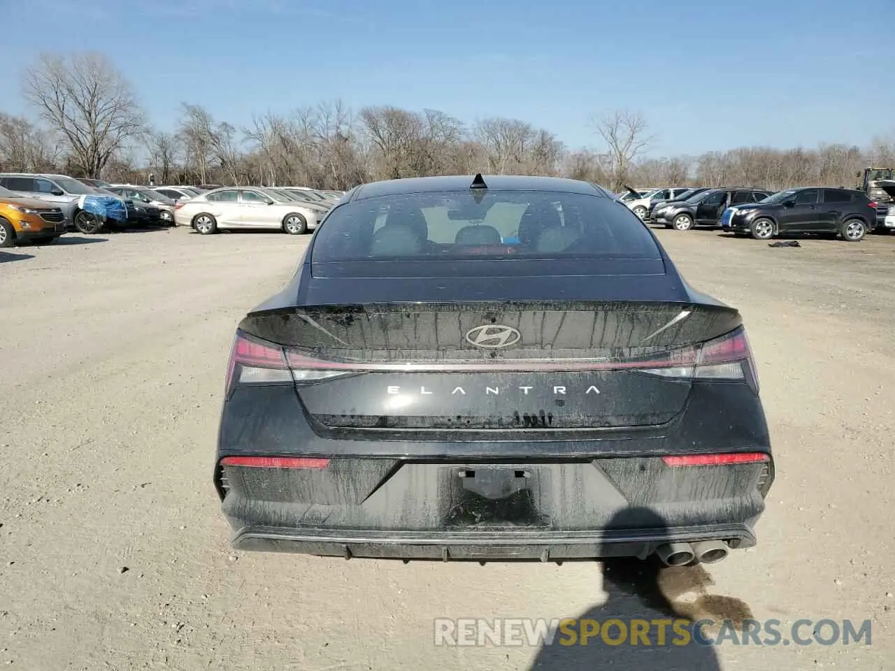 6 fotografías del automóvil dañado KMHLR4DF5RU744137 HYUNDAI ELANTRA 2024