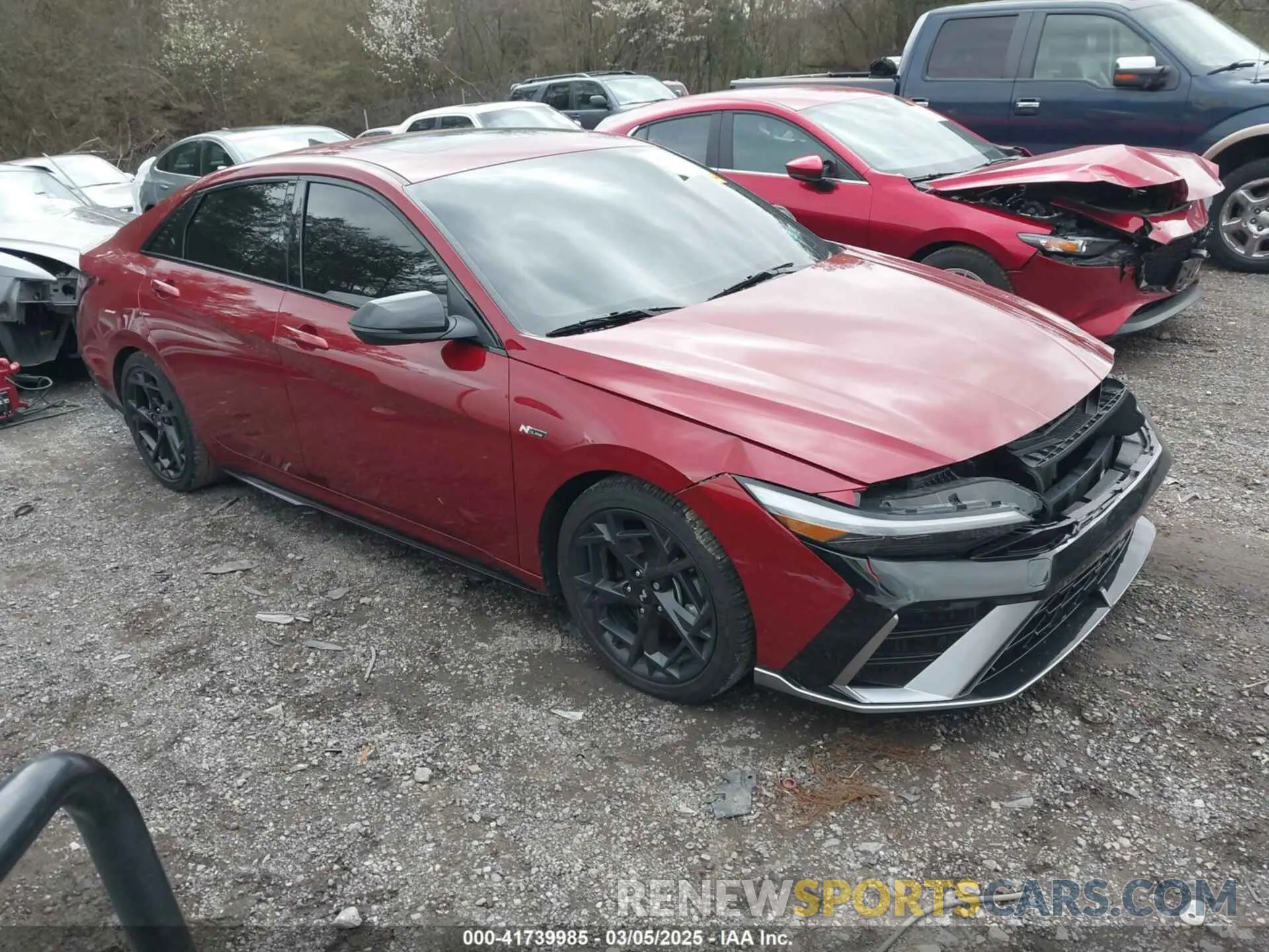 1 fotografías del automóvil dañado KMHLR4DF6RU724432 HYUNDAI ELANTRA 2024
