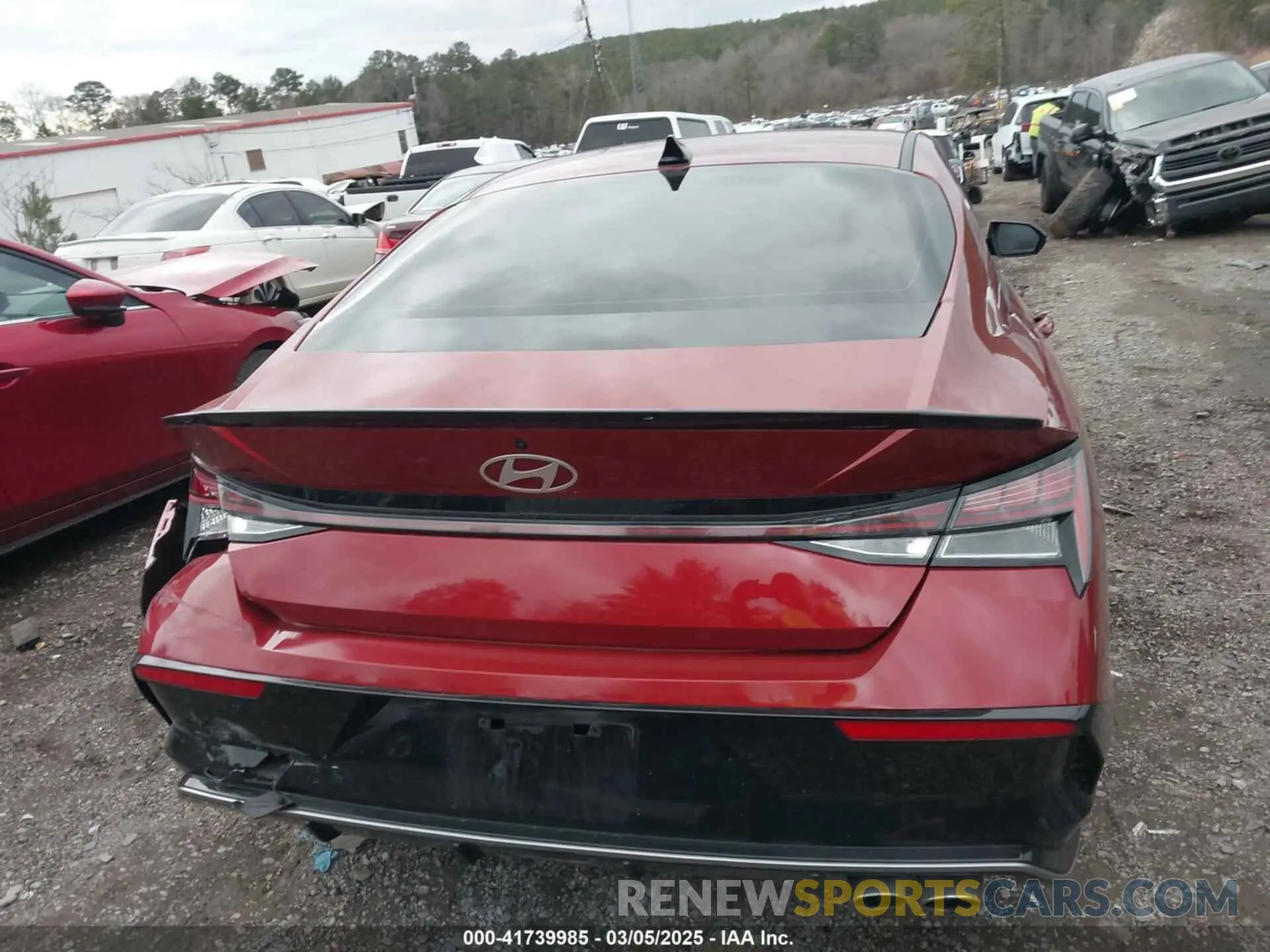 16 fotografías del automóvil dañado KMHLR4DF6RU724432 HYUNDAI ELANTRA 2024