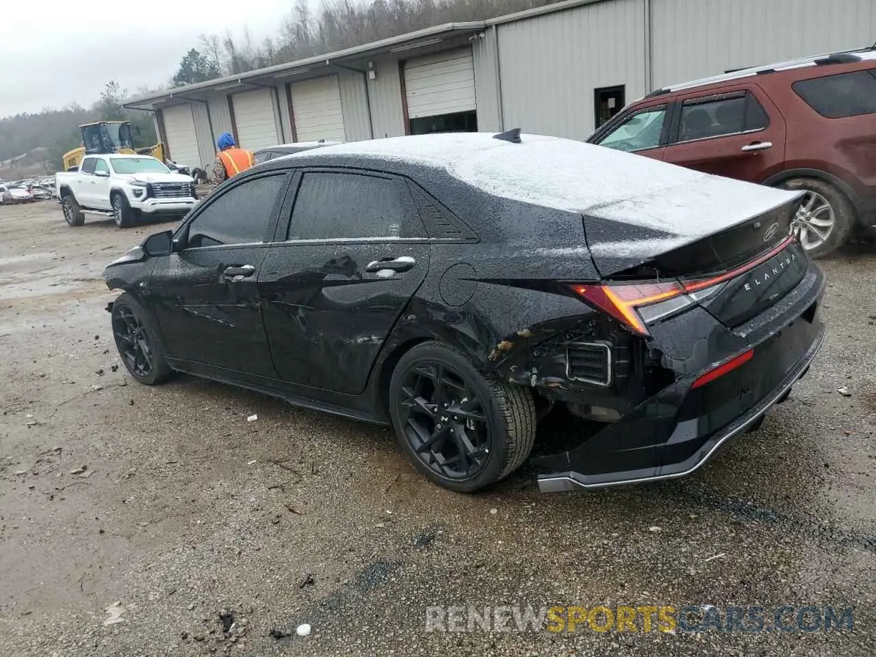 2 fotografías del automóvil dañado KMHLR4DFXRU810214 HYUNDAI ELANTRA 2024