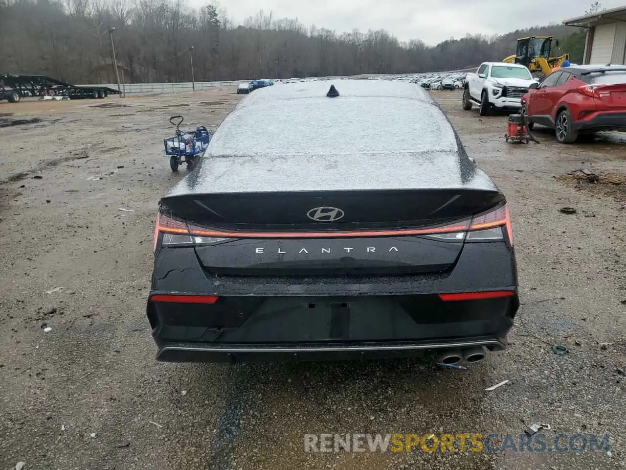 6 fotografías del automóvil dañado KMHLR4DFXRU810214 HYUNDAI ELANTRA 2024