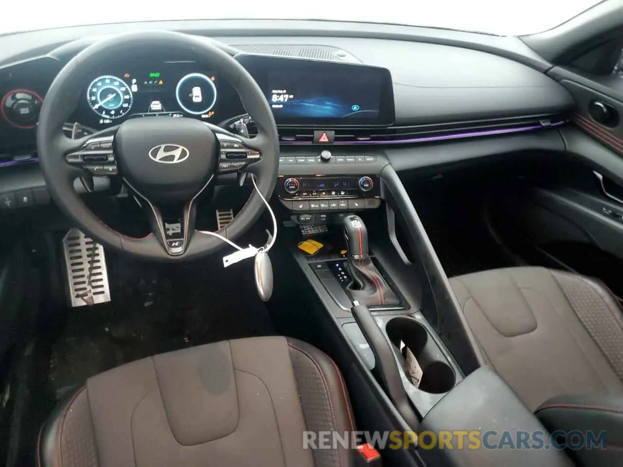 8 fotografías del automóvil dañado KMHLR4DFXRU810214 HYUNDAI ELANTRA 2024