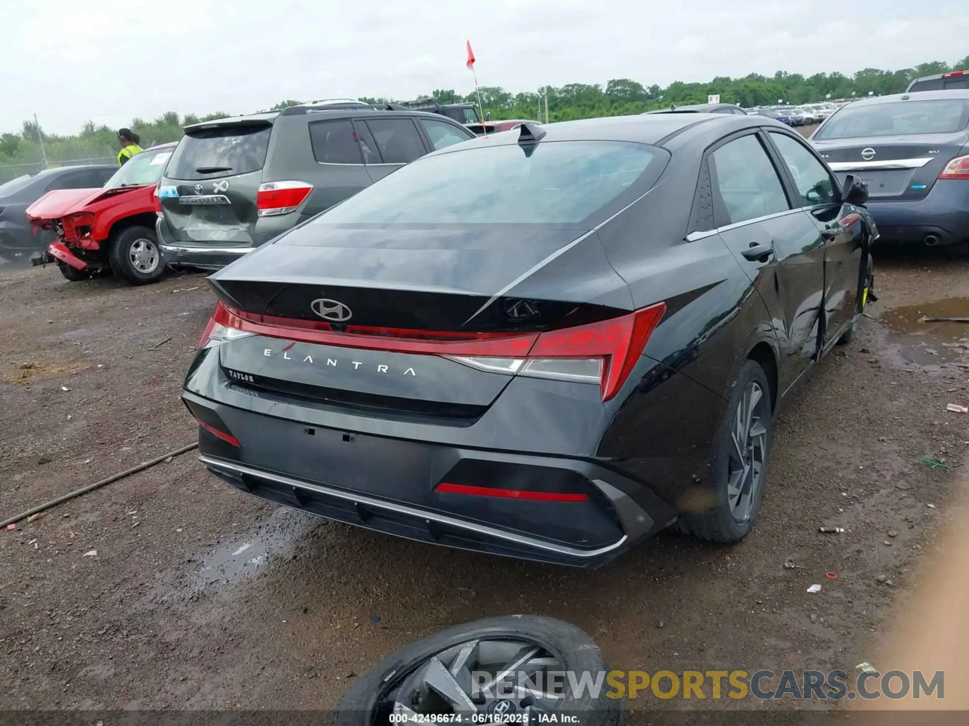 17 fotografías del automóvil dañado KMHLS4DG0RU643875 HYUNDAI ELANTRA 2024