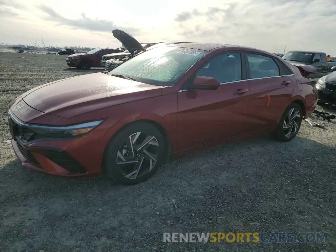 1 fotografías del automóvil dañado KMHLS4DG0RU717246 HYUNDAI ELANTRA 2024