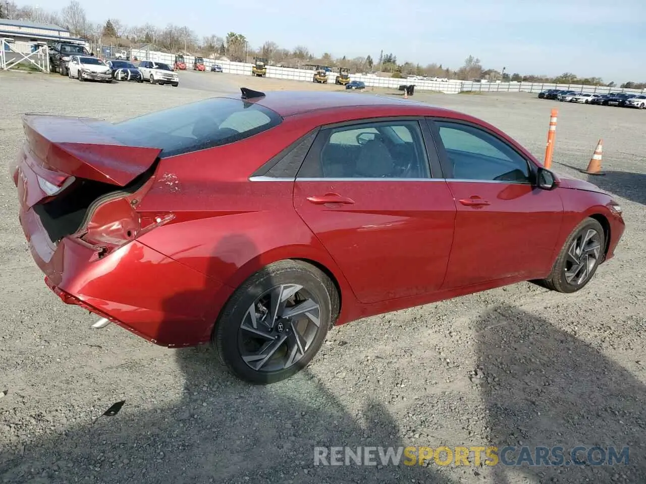 3 fotografías del automóvil dañado KMHLS4DG0RU717246 HYUNDAI ELANTRA 2024