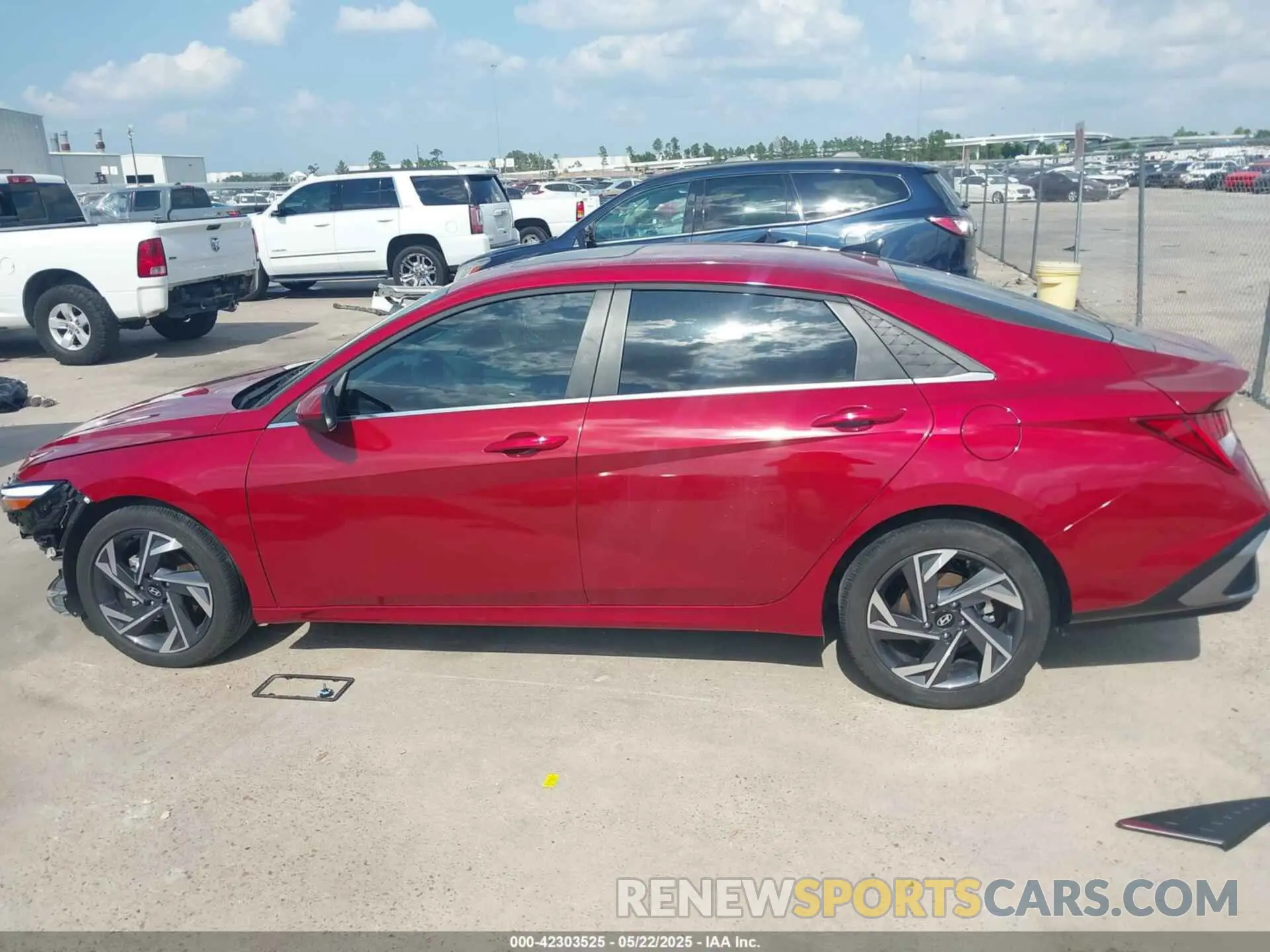 15 fotografías del automóvil dañado KMHLS4DG1RU824855 HYUNDAI ELANTRA 2024