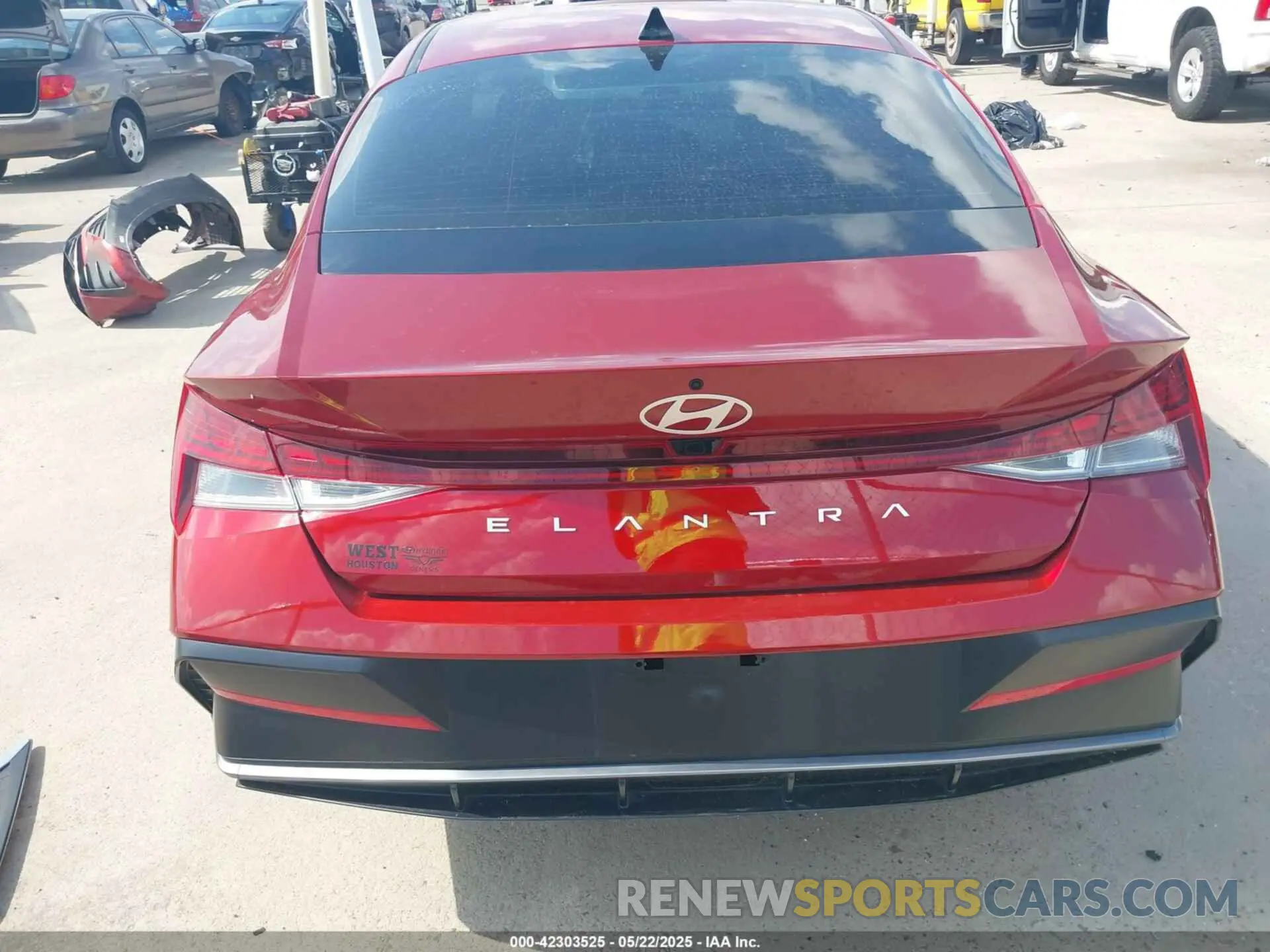 17 fotografías del automóvil dañado KMHLS4DG1RU824855 HYUNDAI ELANTRA 2024