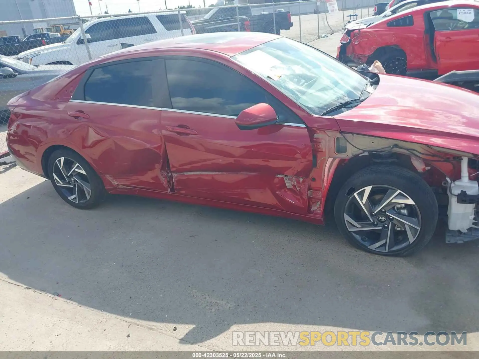 19 fotografías del automóvil dañado KMHLS4DG1RU824855 HYUNDAI ELANTRA 2024