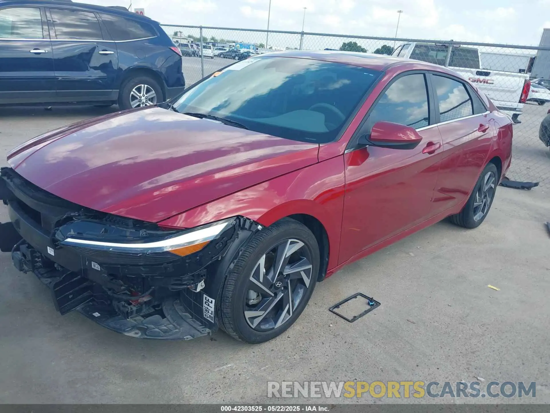 2 fotografías del automóvil dañado KMHLS4DG1RU824855 HYUNDAI ELANTRA 2024