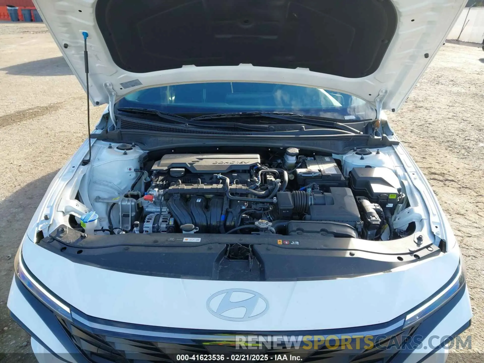 10 fotografías del automóvil dañado KMHLS4DG2RU700187 HYUNDAI ELANTRA 2024