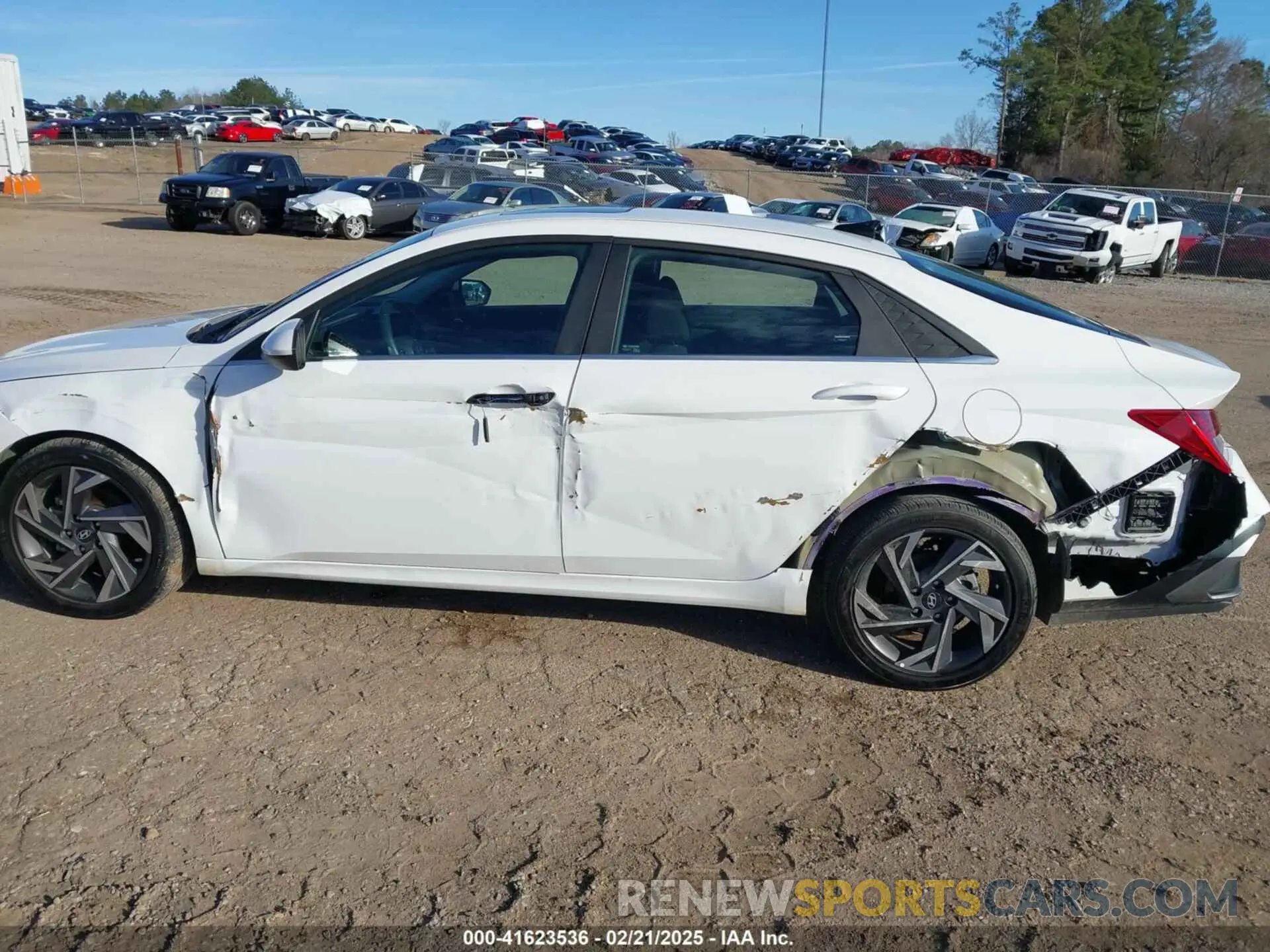 6 fotografías del automóvil dañado KMHLS4DG2RU700187 HYUNDAI ELANTRA 2024