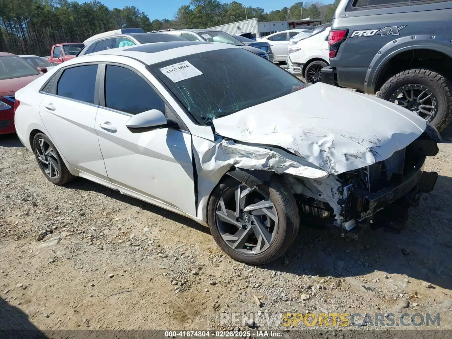 1 fotografías del automóvil dañado KMHLS4DG2RU806039 HYUNDAI ELANTRA 2024