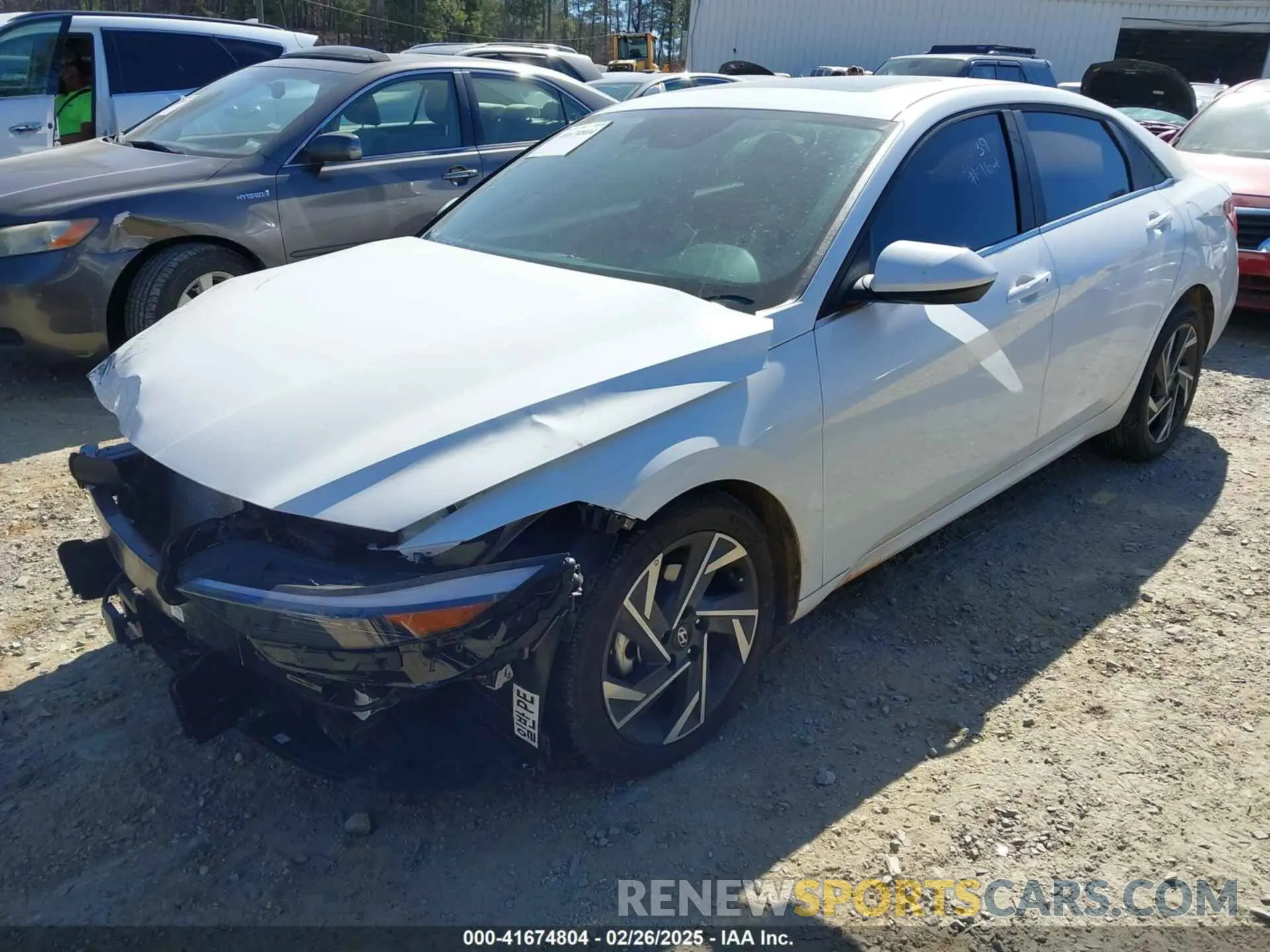 2 fotografías del automóvil dañado KMHLS4DG2RU806039 HYUNDAI ELANTRA 2024