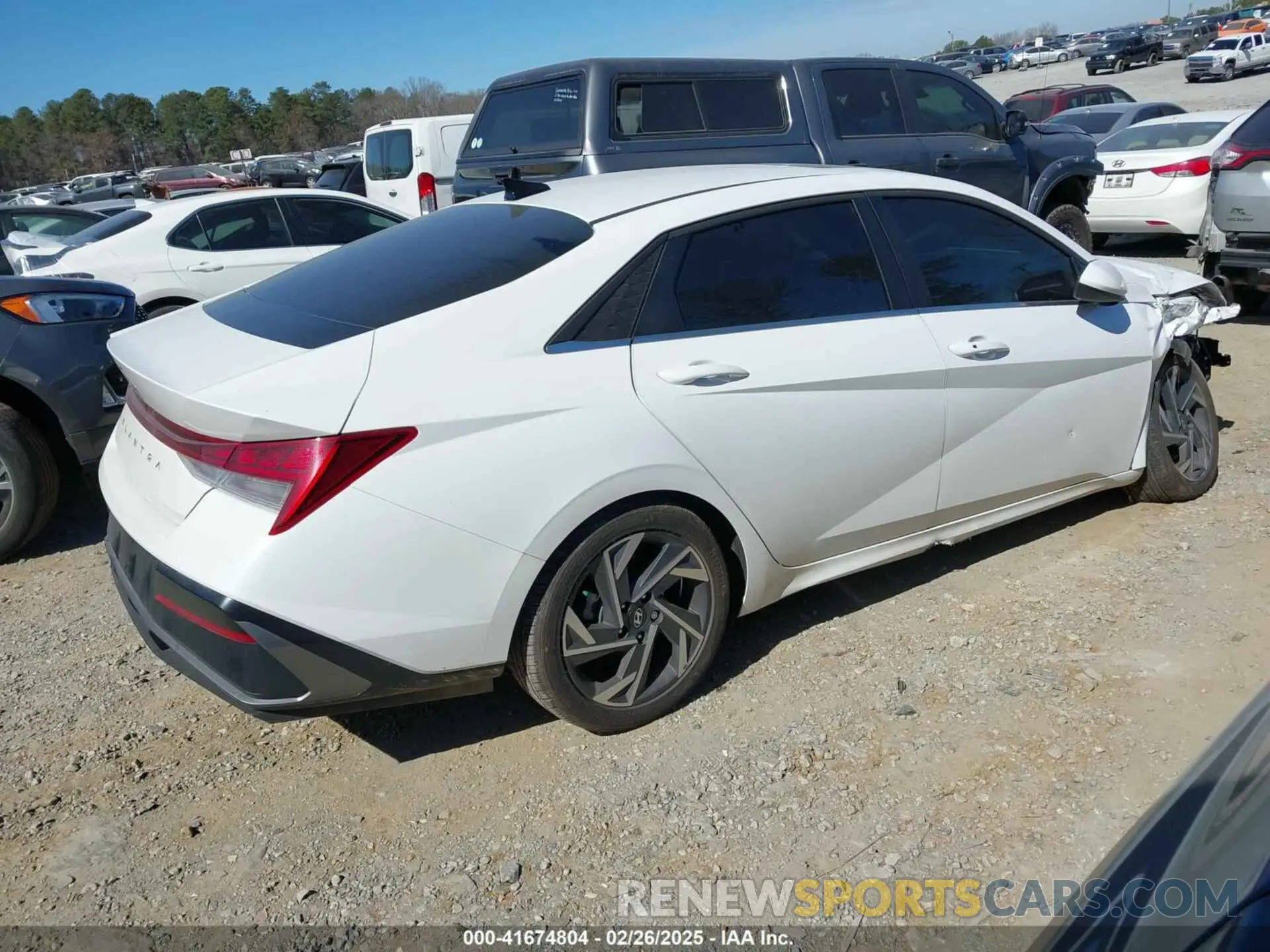 4 fotografías del automóvil dañado KMHLS4DG2RU806039 HYUNDAI ELANTRA 2024