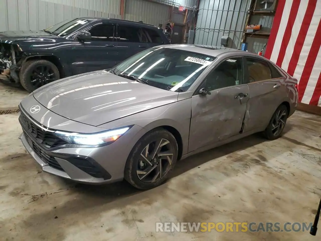 1 fotografías del automóvil dañado KMHLS4DG3RU760219 HYUNDAI ELANTRA 2024