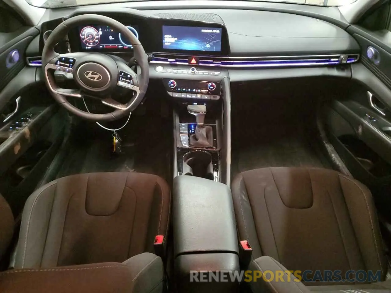 8 fotografías del automóvil dañado KMHLS4DG3RU760219 HYUNDAI ELANTRA 2024