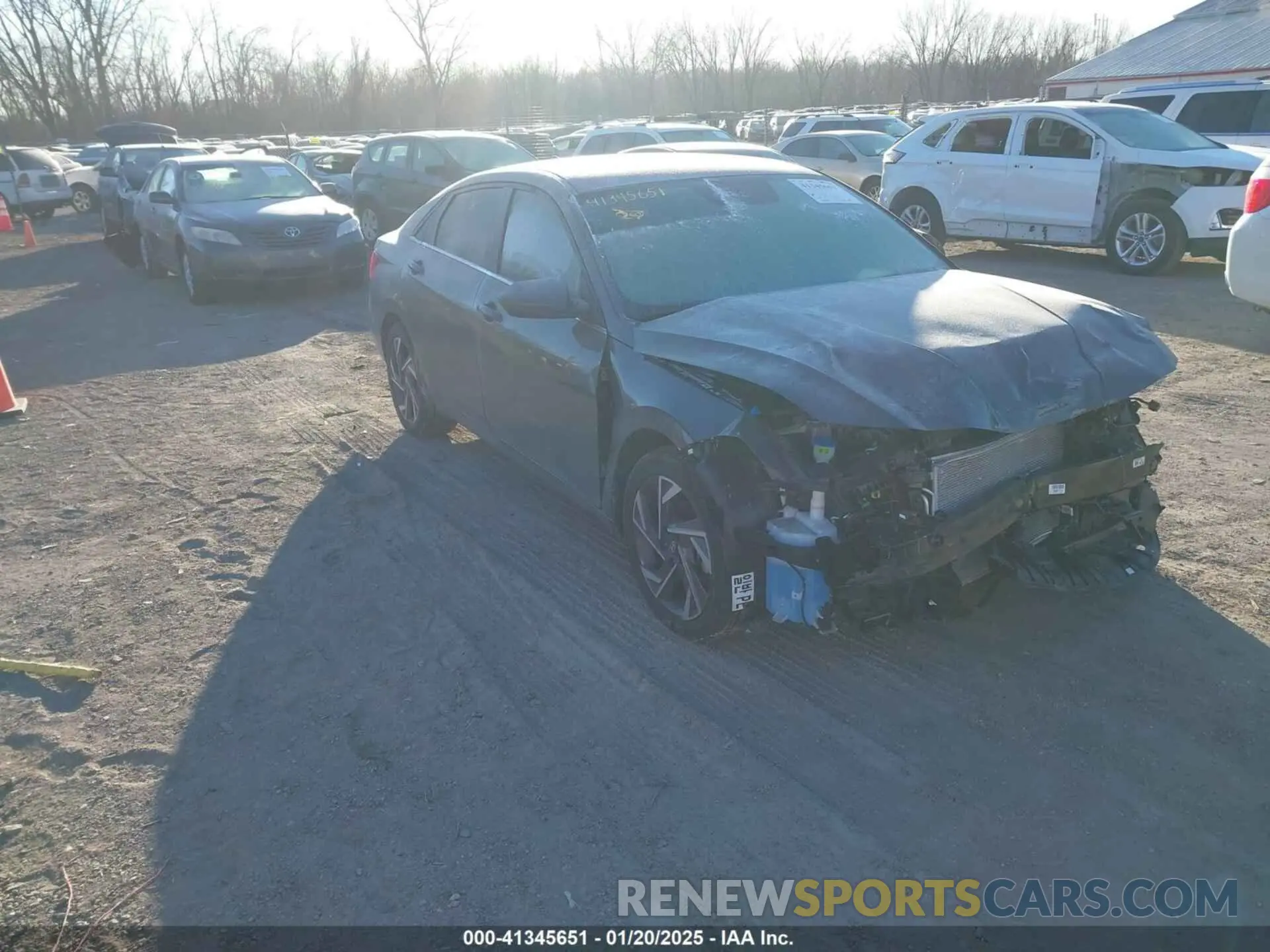 1 fotografías del automóvil dañado KMHLS4DG3RU843312 HYUNDAI ELANTRA 2024