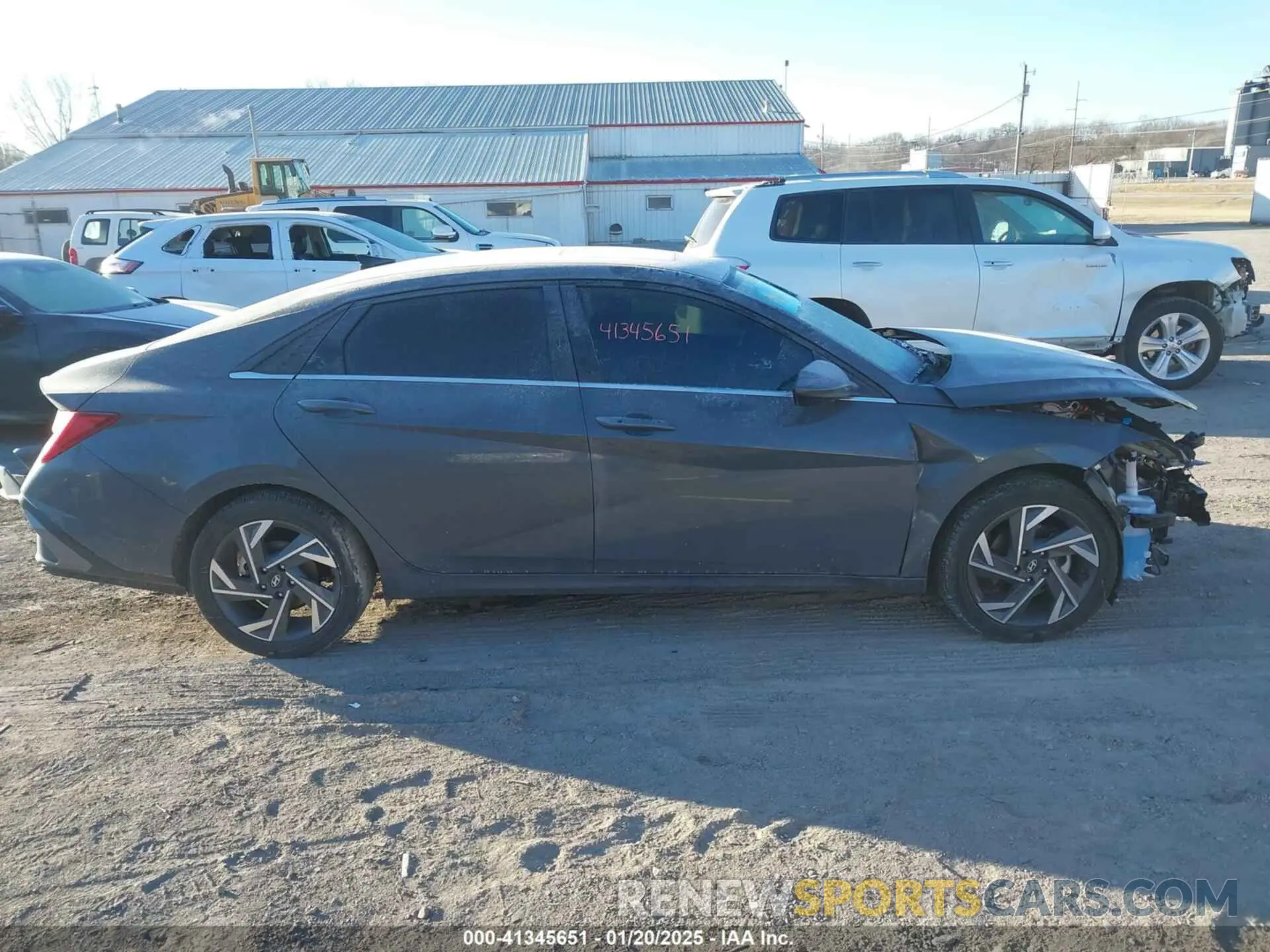 13 fotografías del automóvil dañado KMHLS4DG3RU843312 HYUNDAI ELANTRA 2024