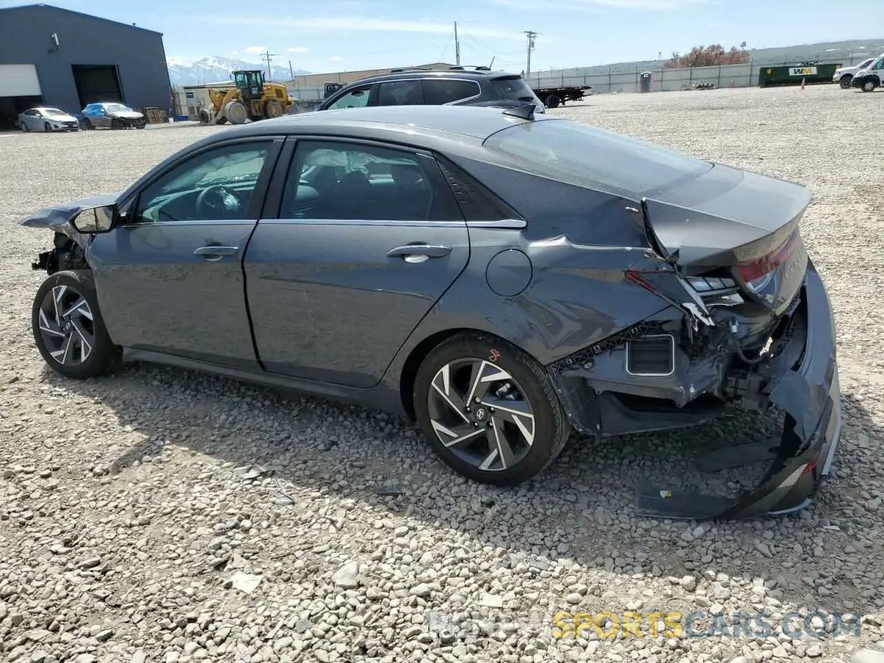 2 fotografías del automóvil dañado KMHLS4DG4RU645502 HYUNDAI ELANTRA 2024