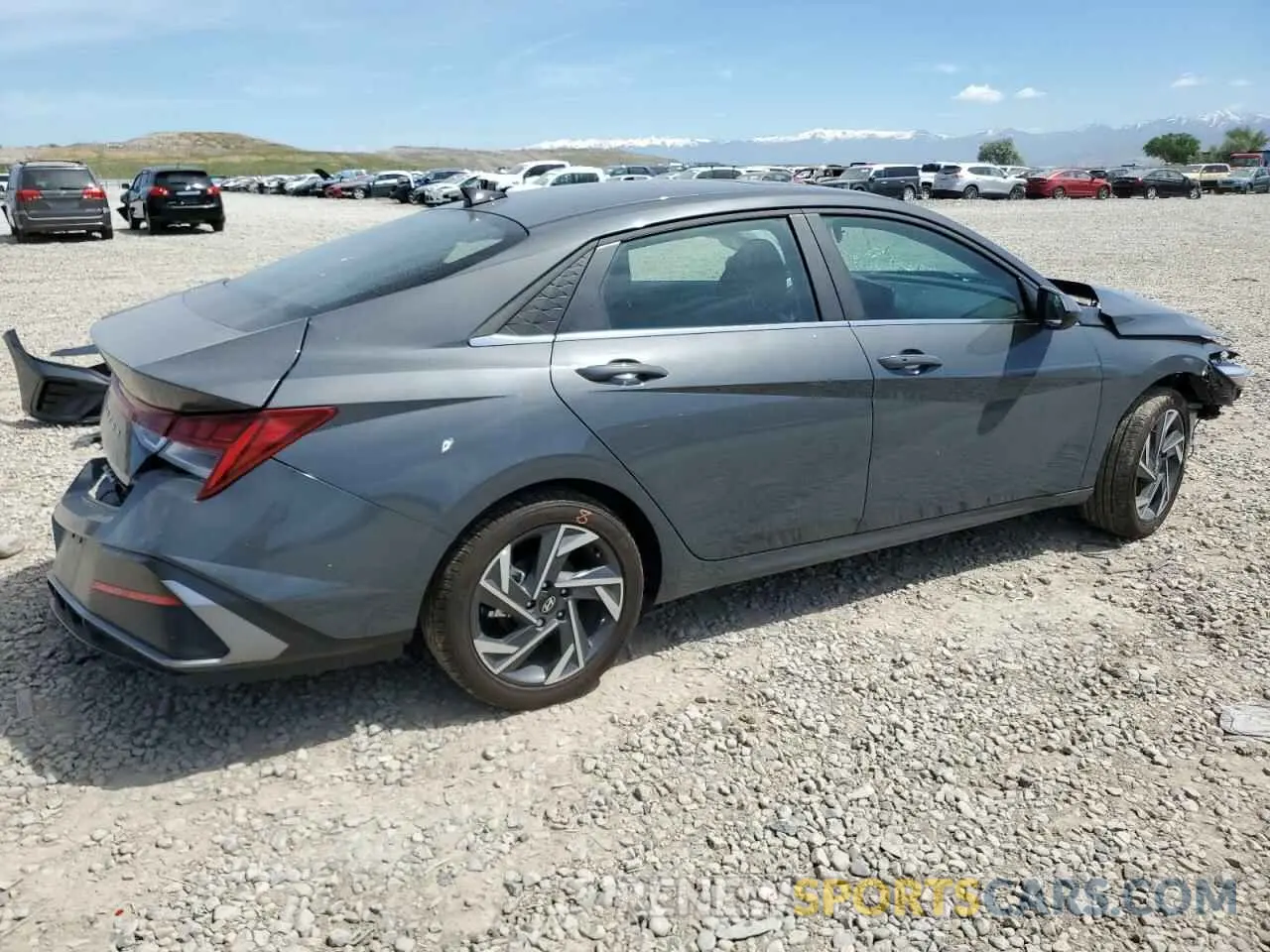 3 fotografías del automóvil dañado KMHLS4DG4RU645502 HYUNDAI ELANTRA 2024