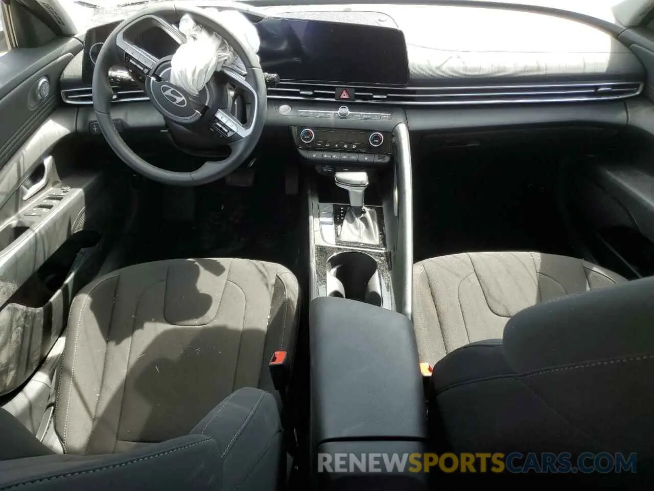 8 fotografías del automóvil dañado KMHLS4DG4RU645502 HYUNDAI ELANTRA 2024