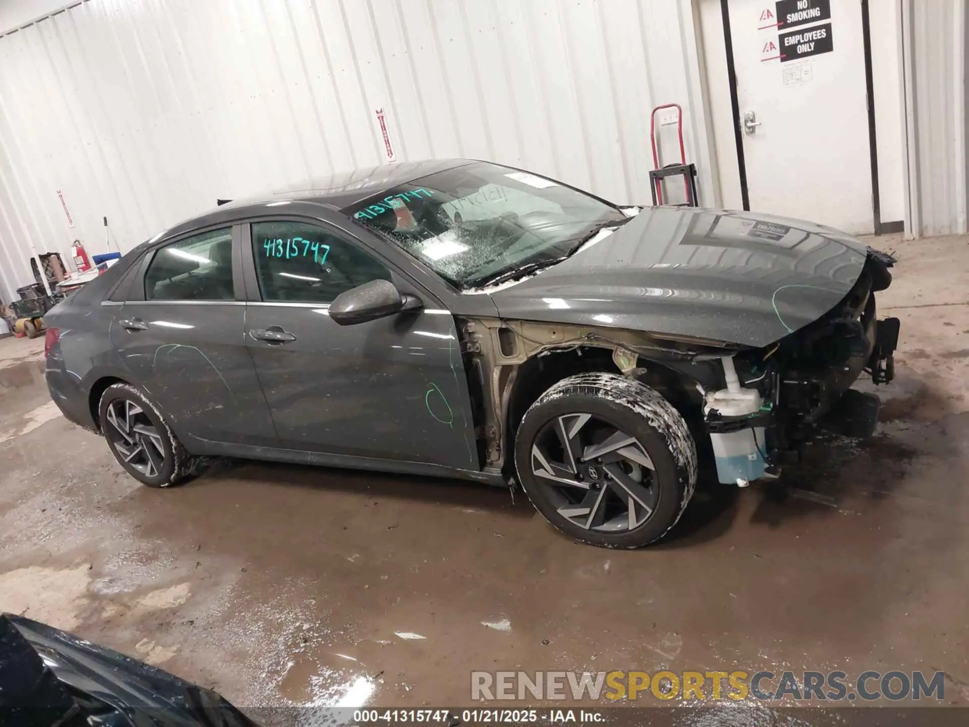 14 fotografías del automóvil dañado KMHLS4DG4RU654717 HYUNDAI ELANTRA 2024