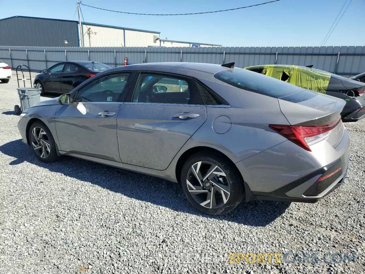 2 fotografías del automóvil dañado KMHLS4DG4RU674143 HYUNDAI ELANTRA 2024