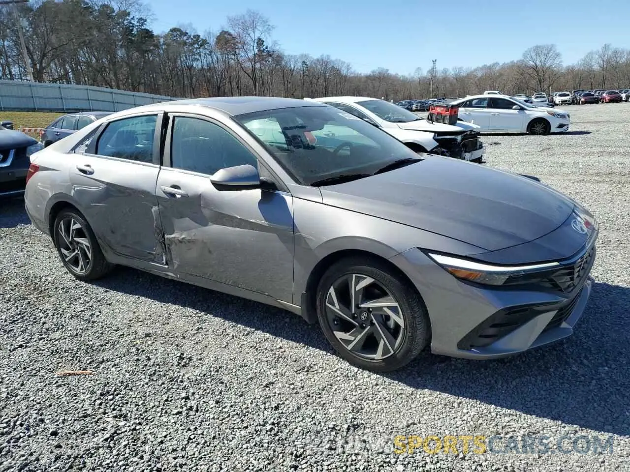 4 fotografías del automóvil dañado KMHLS4DG4RU674143 HYUNDAI ELANTRA 2024
