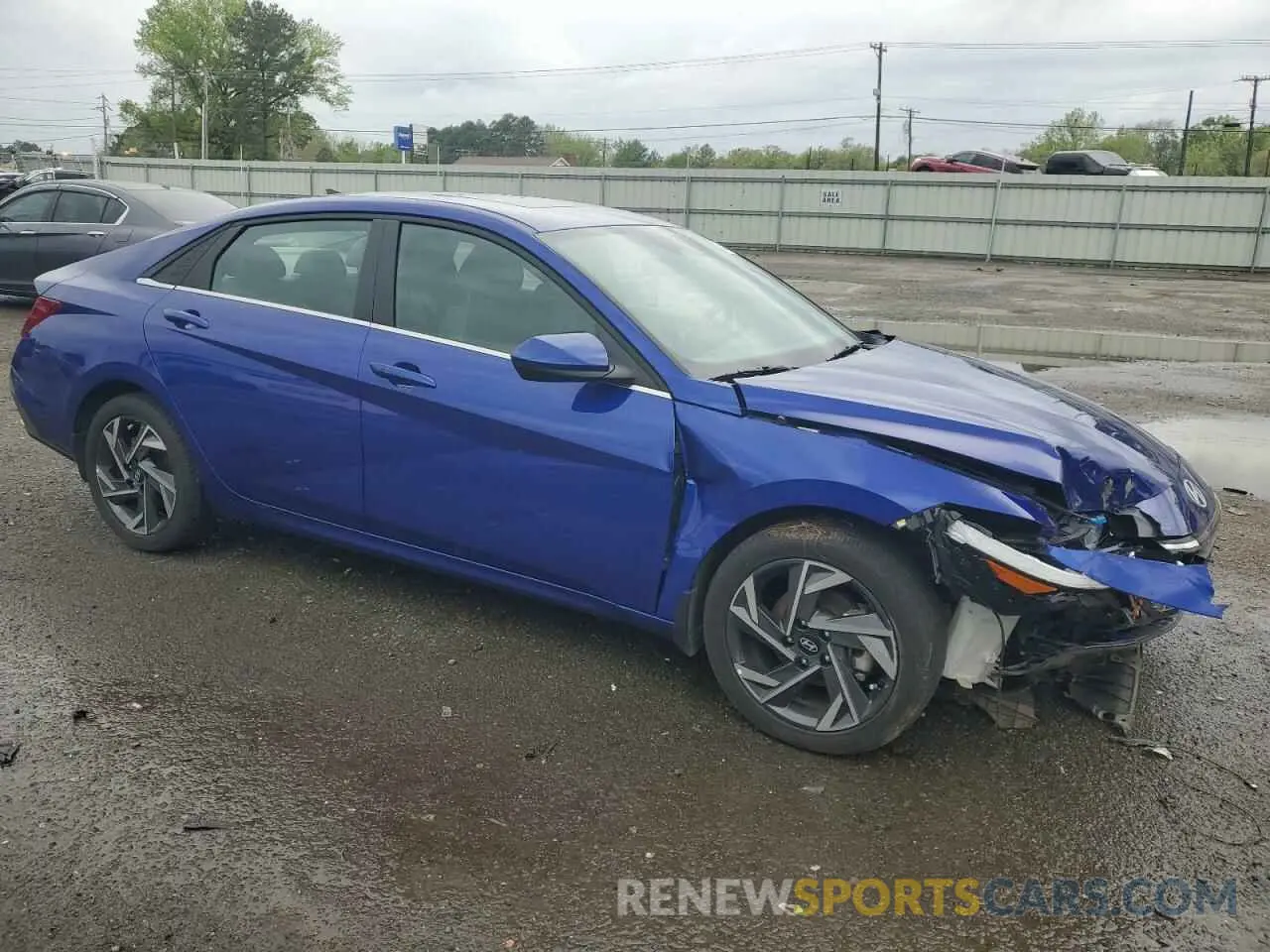 4 fotografías del automóvil dañado KMHLS4DG4RU701051 HYUNDAI ELANTRA 2024