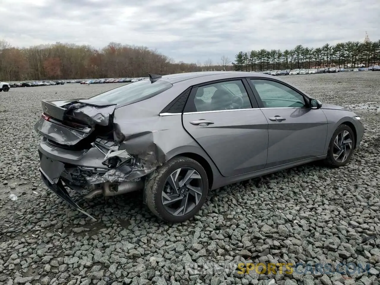 3 fotografías del automóvil dañado KMHLS4DG4RU716133 HYUNDAI ELANTRA 2024