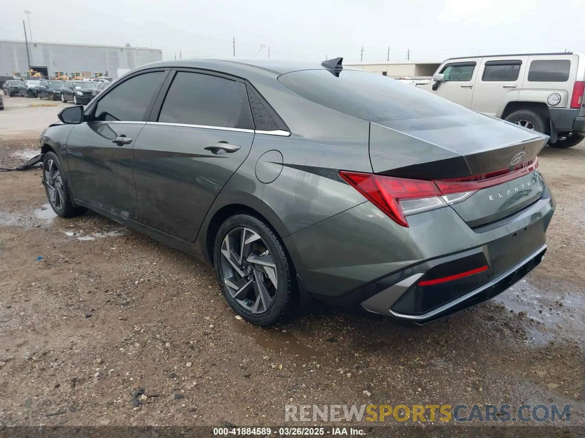 3 fotografías del automóvil dañado KMHLS4DG4RU746359 HYUNDAI ELANTRA 2024
