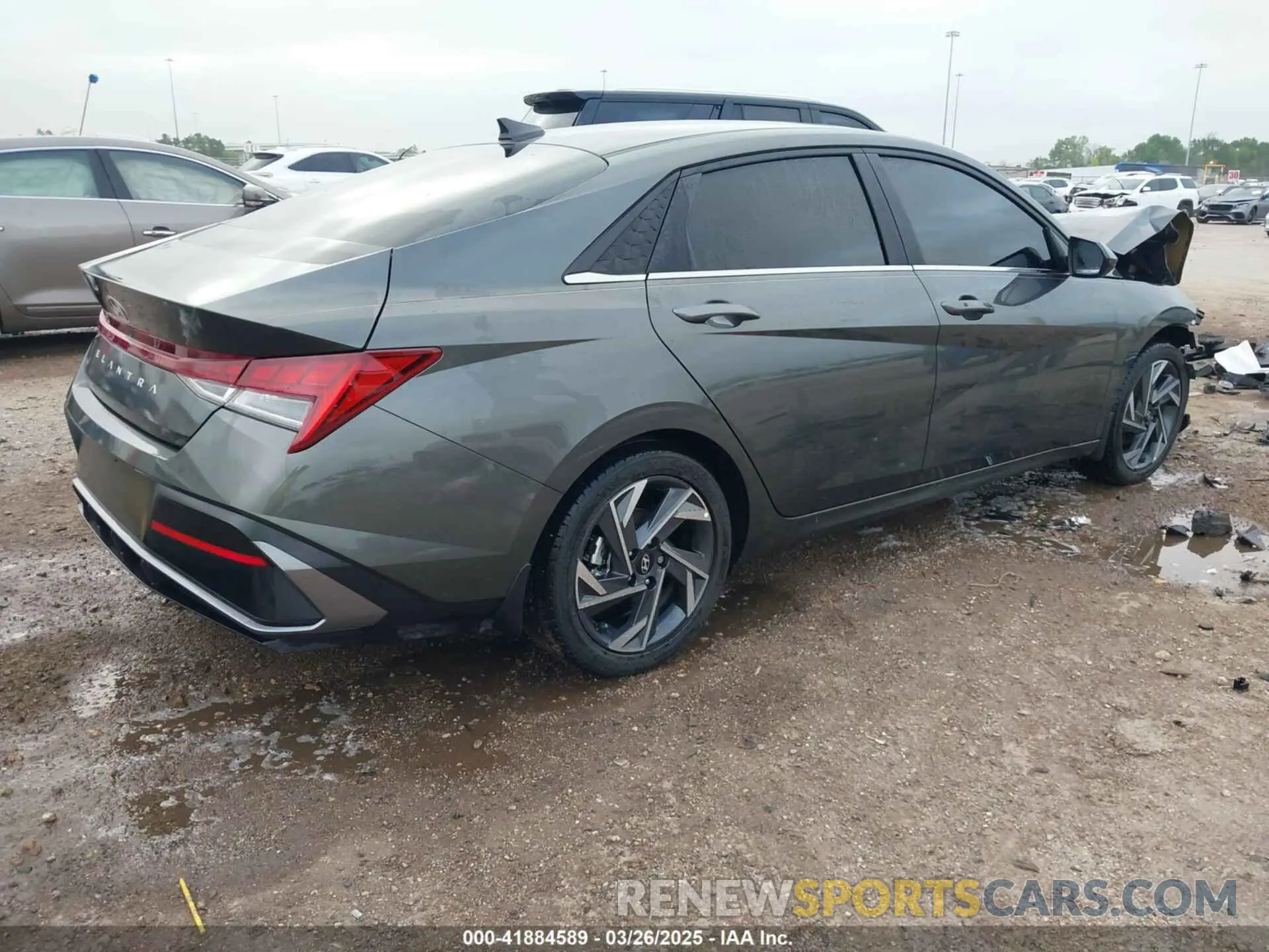 4 fotografías del automóvil dañado KMHLS4DG4RU746359 HYUNDAI ELANTRA 2024