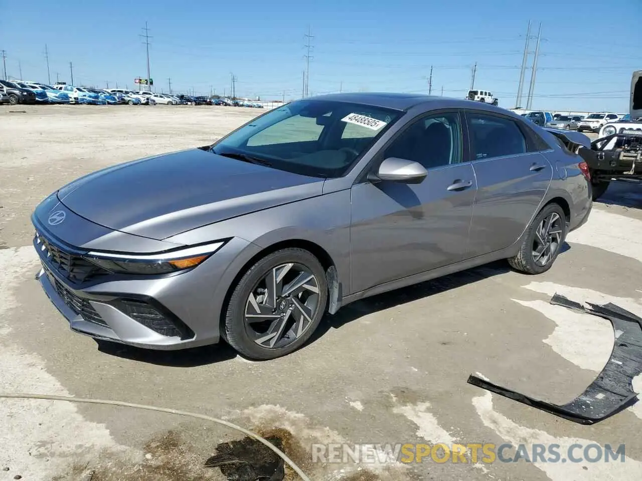 1 fotografías del automóvil dañado KMHLS4DG4RU763811 HYUNDAI ELANTRA 2024