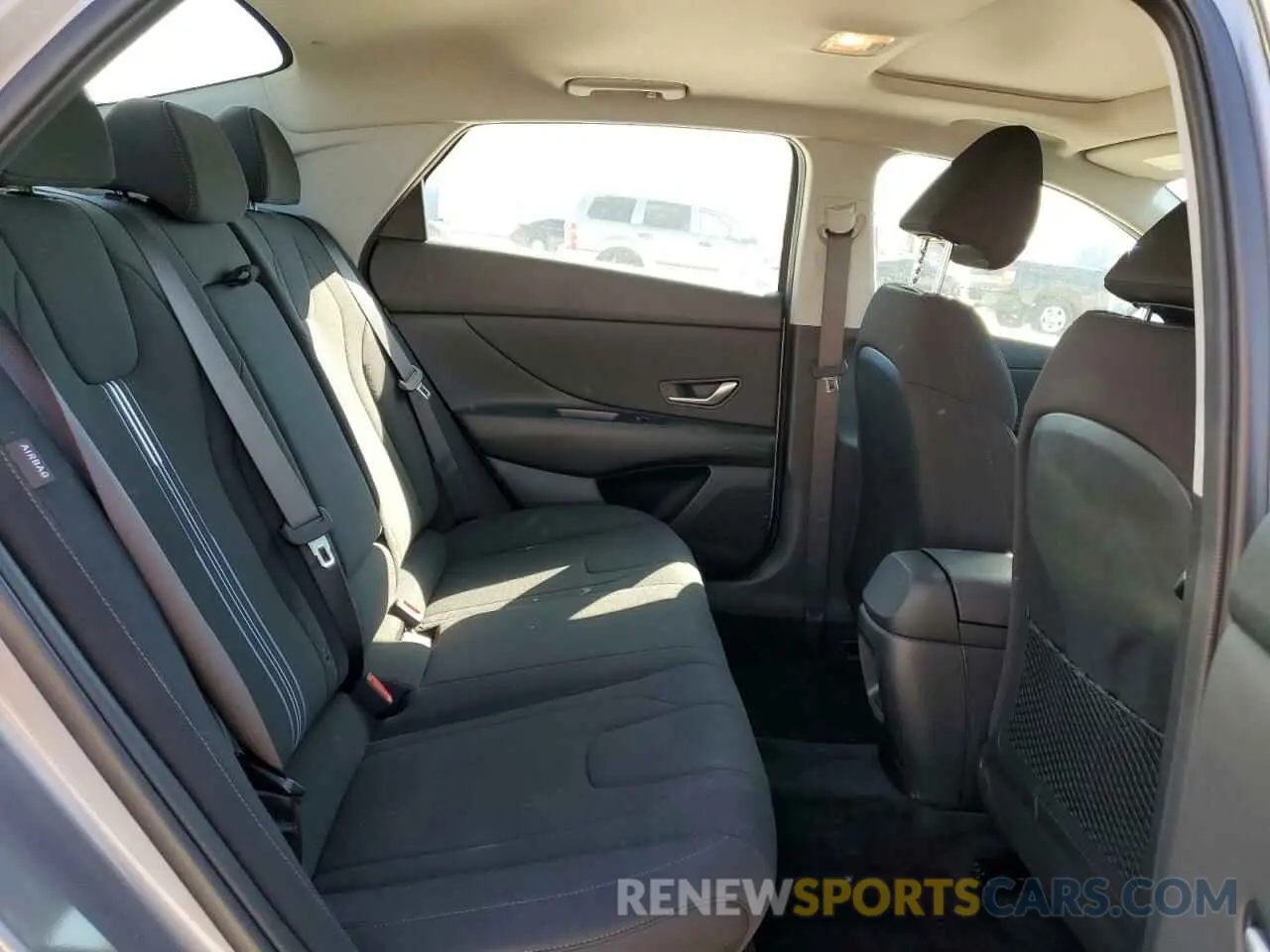 10 fotografías del automóvil dañado KMHLS4DG4RU763811 HYUNDAI ELANTRA 2024