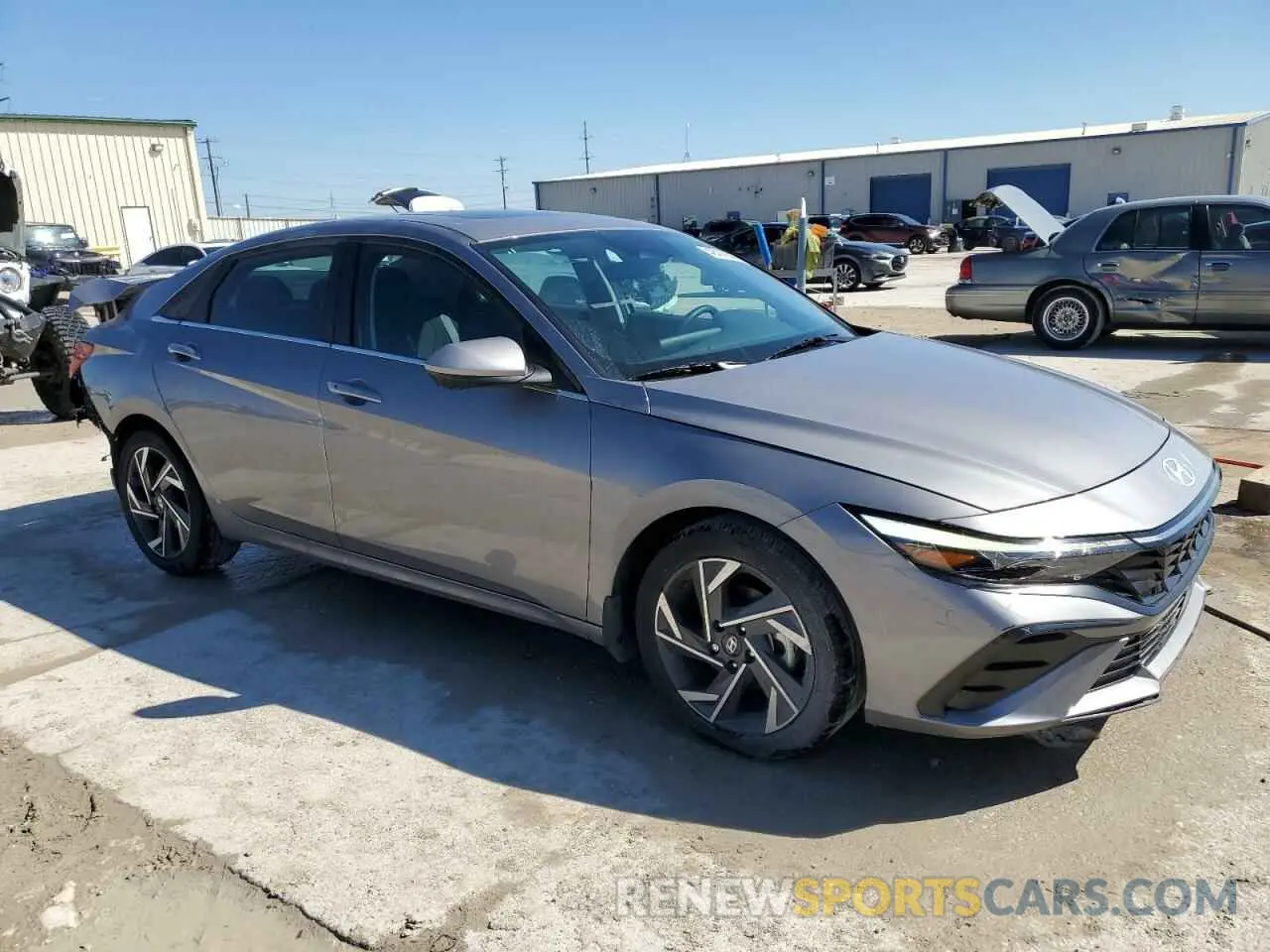 4 fotografías del automóvil dañado KMHLS4DG4RU763811 HYUNDAI ELANTRA 2024