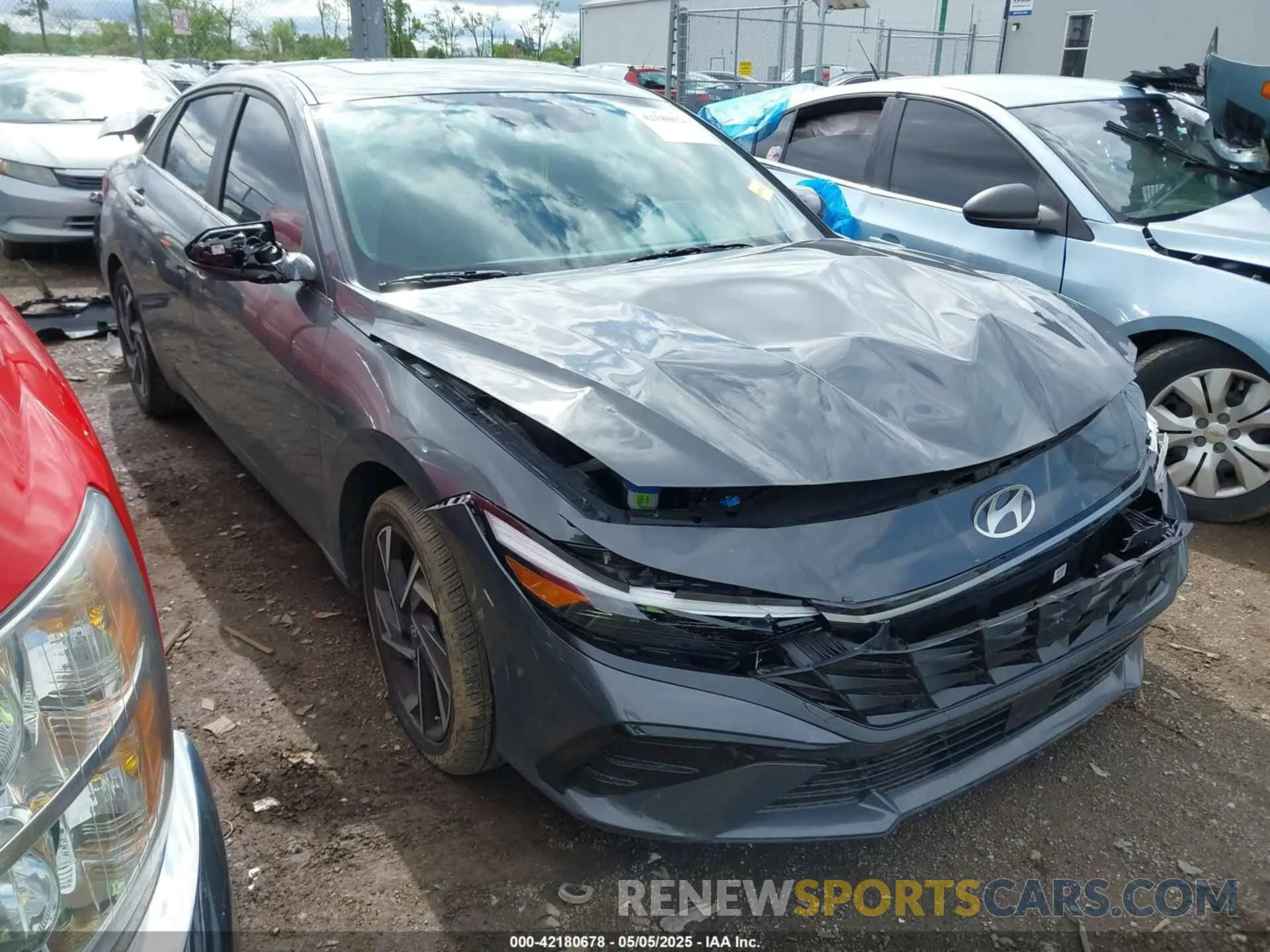 1 fotografías del automóvil dañado KMHLS4DG4RU764439 HYUNDAI ELANTRA 2024