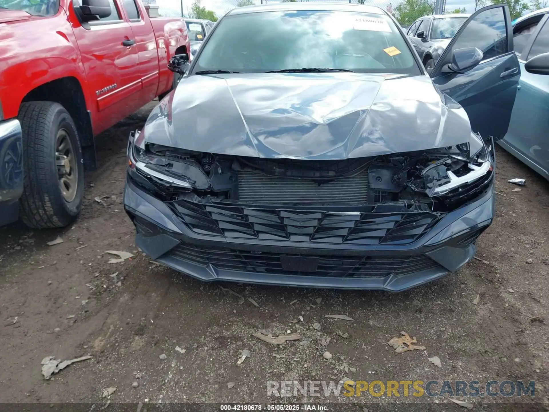 6 fotografías del automóvil dañado KMHLS4DG4RU764439 HYUNDAI ELANTRA 2024