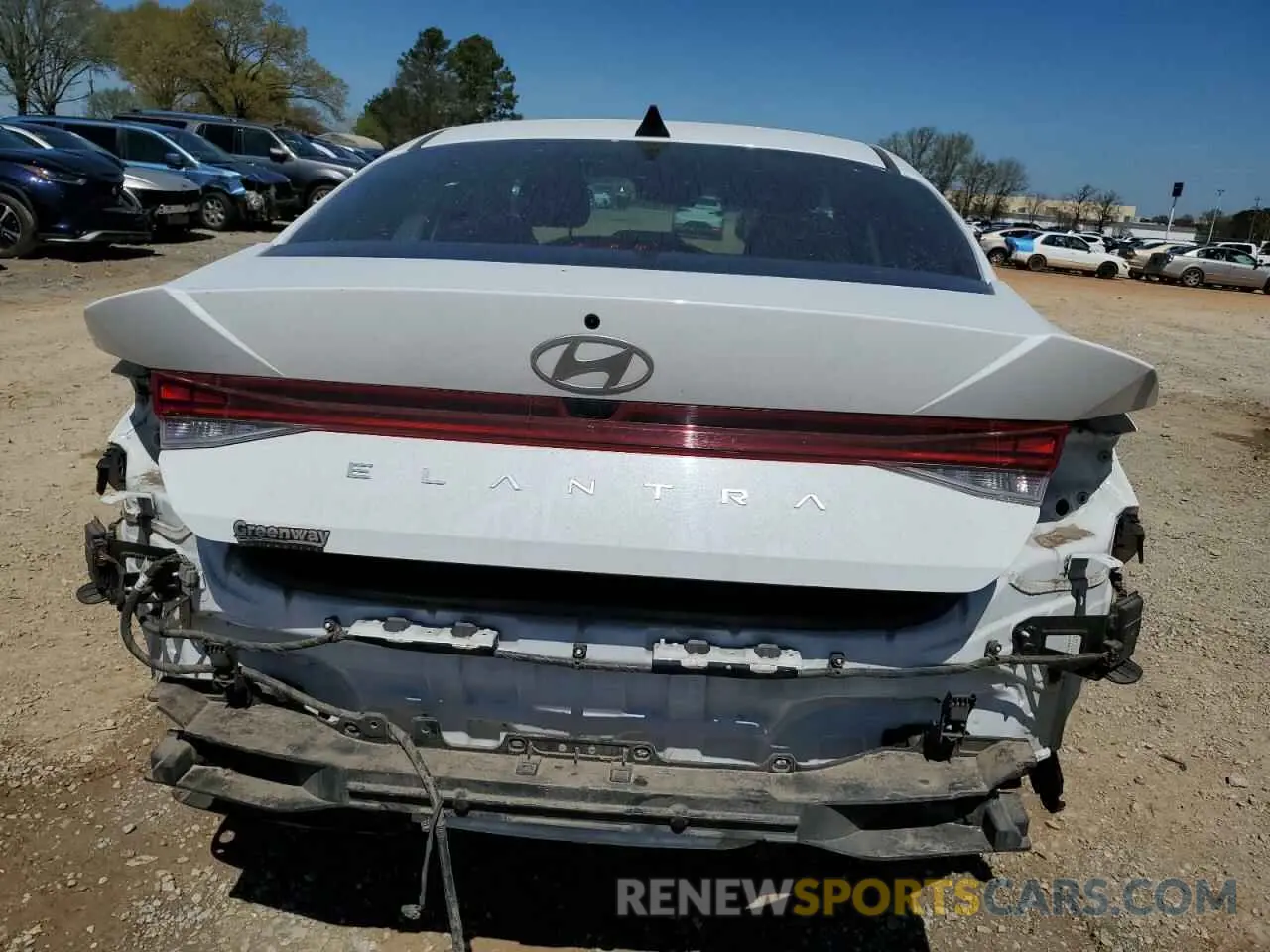 6 fotografías del automóvil dañado KMHLS4DG5RU662647 HYUNDAI ELANTRA 2024