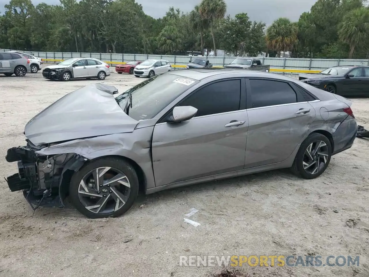1 fotografías del automóvil dañado KMHLS4DG5RU672675 HYUNDAI ELANTRA 2024