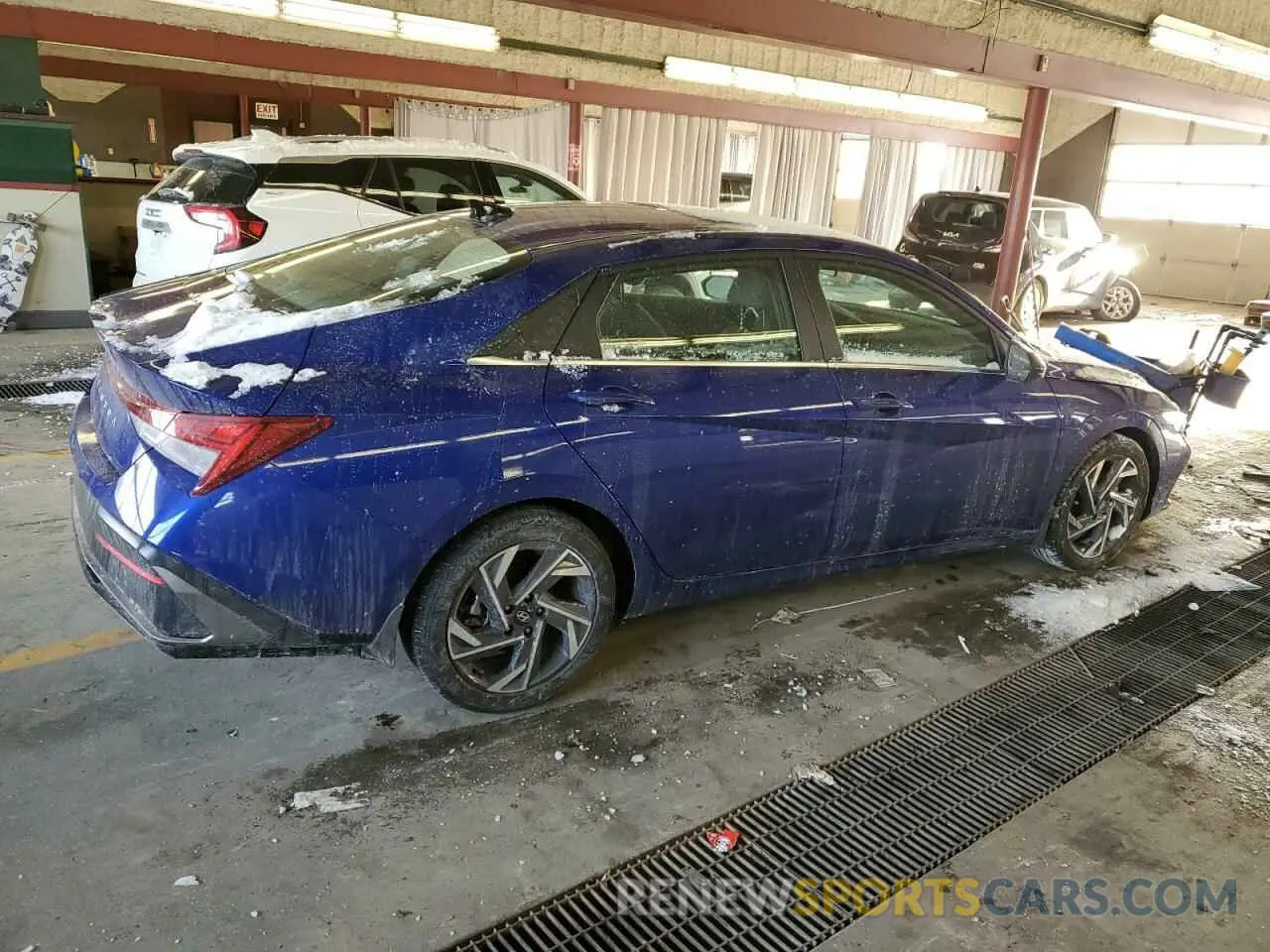3 fotografías del automóvil dañado KMHLS4DG5RU718960 HYUNDAI ELANTRA 2024