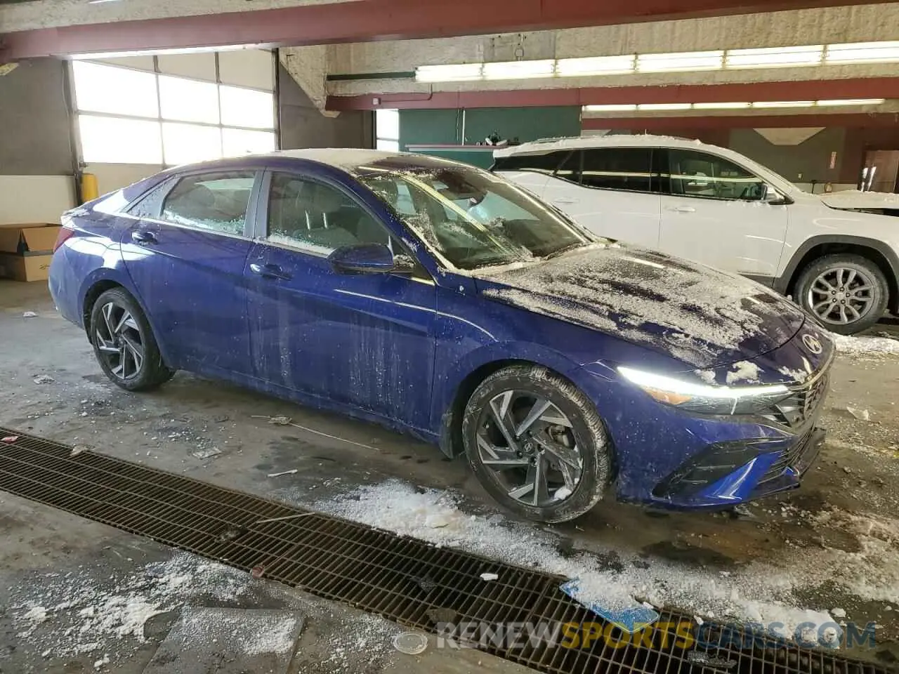 4 fotografías del automóvil dañado KMHLS4DG5RU718960 HYUNDAI ELANTRA 2024